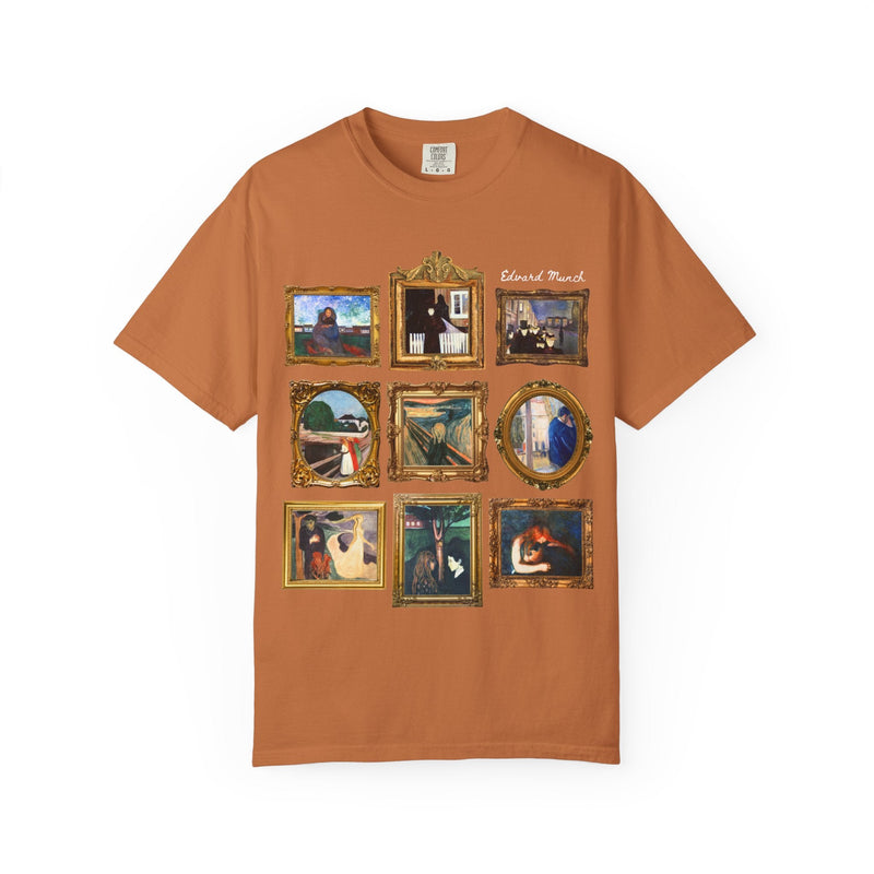 Edvard Munch Art History Teacher Tee Shirt, Gothic Expressionism Paintings, Famous Paintings, 19th Century Art, Symbolism Art History Gift - Opal and June