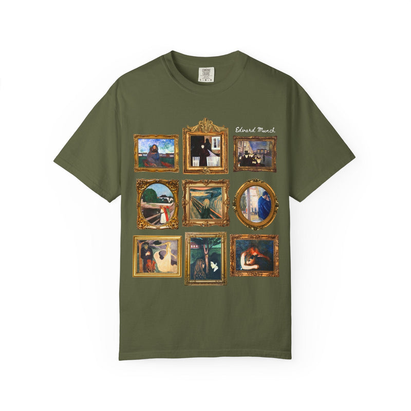 Edvard Munch Art History Teacher Tee Shirt, Gothic Expressionism Paintings, Famous Paintings, 19th Century Art, Symbolism Art History Gift - Opal and June