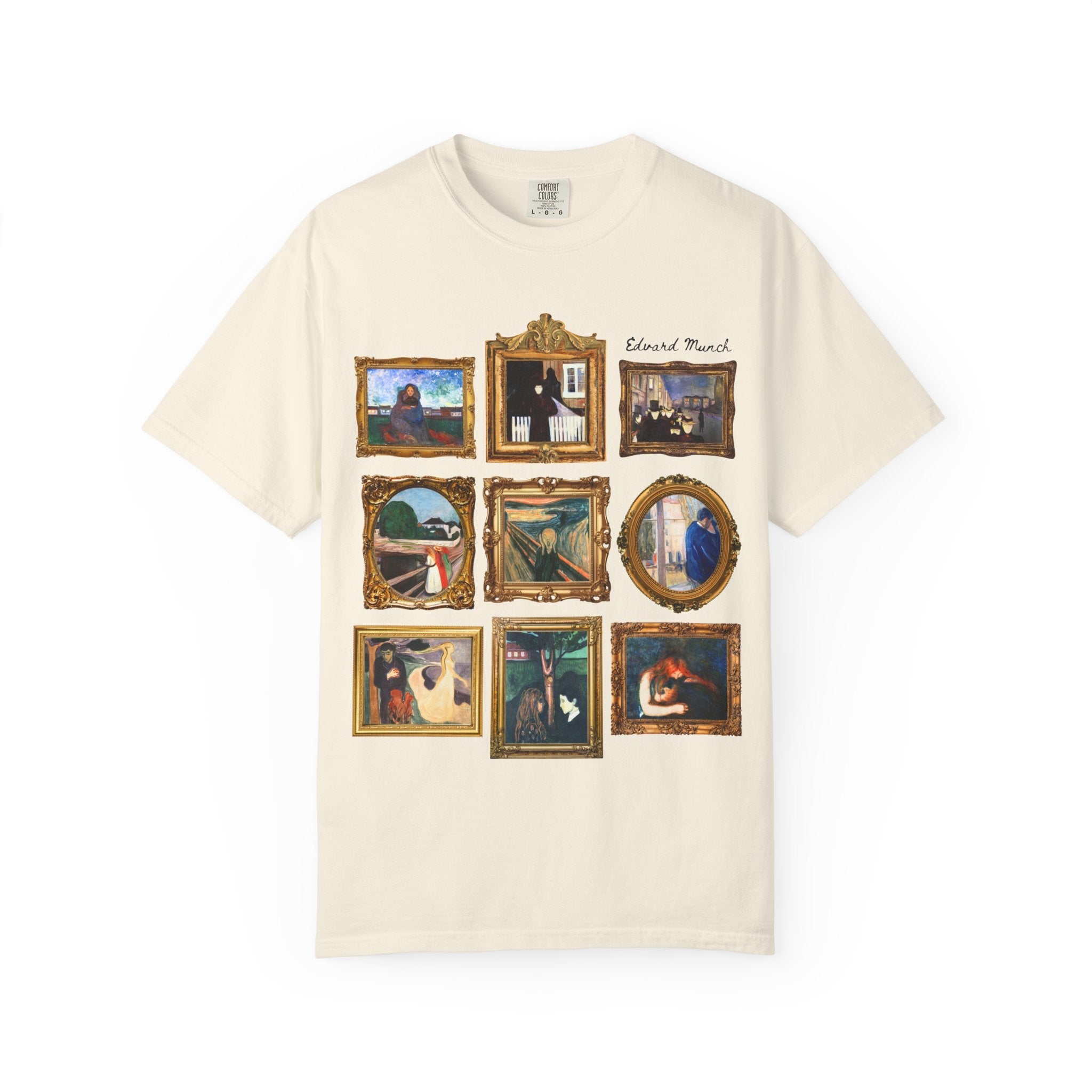 Edvard Munch Art History Teacher Tee Shirt, Gothic Expressionism Paintings, Famous Paintings, 19th Century Art, Symbolism Art History Gift - Opal and June