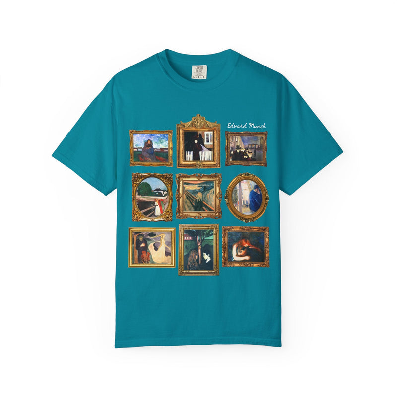 Edvard Munch Art History Teacher Tee Shirt, Gothic Expressionism Paintings, Famous Paintings, 19th Century Art, Symbolism Art History Gift - Opal and June