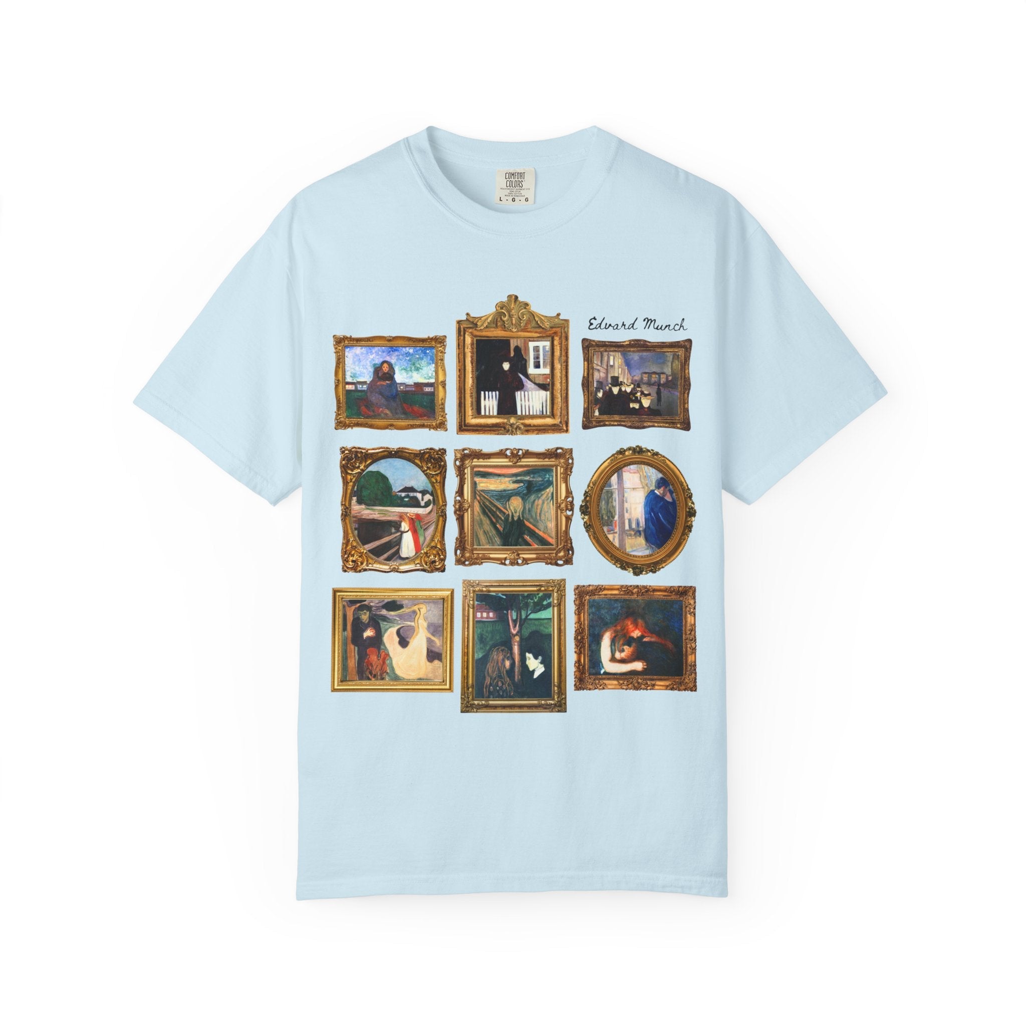 Edvard Munch Art History Teacher Tee Shirt, Gothic Expressionism Paintings, Famous Paintings, 19th Century Art, Symbolism Art History Gift - Opal and June