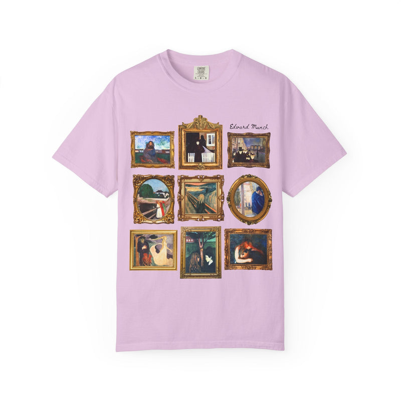 Edvard Munch Art History Teacher Tee Shirt, Gothic Expressionism Paintings, Famous Paintings, 19th Century Art, Symbolism Art History Gift - Opal and June