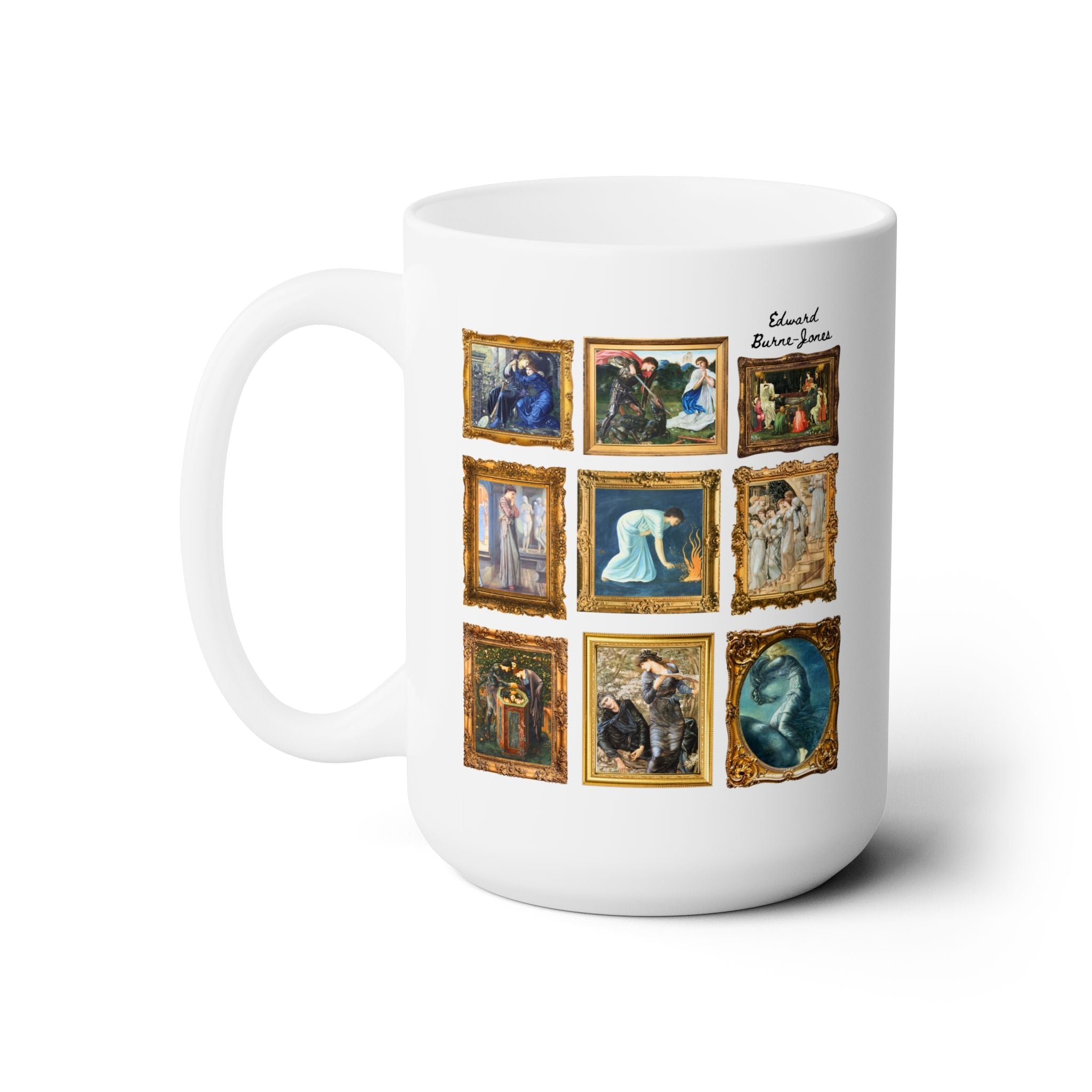 Edward Burne - Jones Art History Coffee Mug: Pre - Raphaelite Art Movement, Arts and Crafts Movement, Famous Paintings, The Beguiling of Merlin - Opal and June