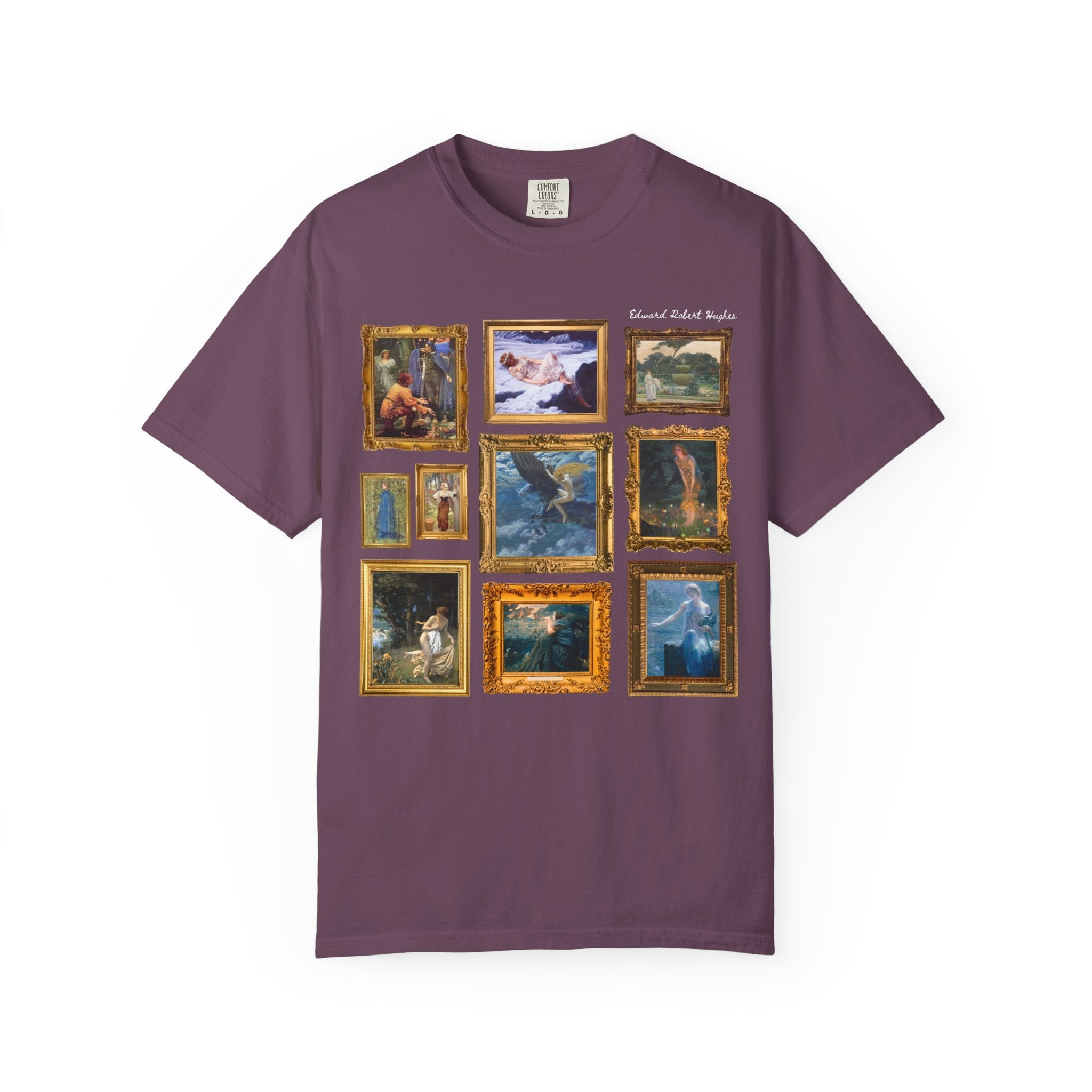 Edward Robert Hughes Art History T-Shirt, Humanities Major, Colorful Victorian Era Fantasy Paintings, Midsummer Eve Bookish Gift for Artist - Opal and June