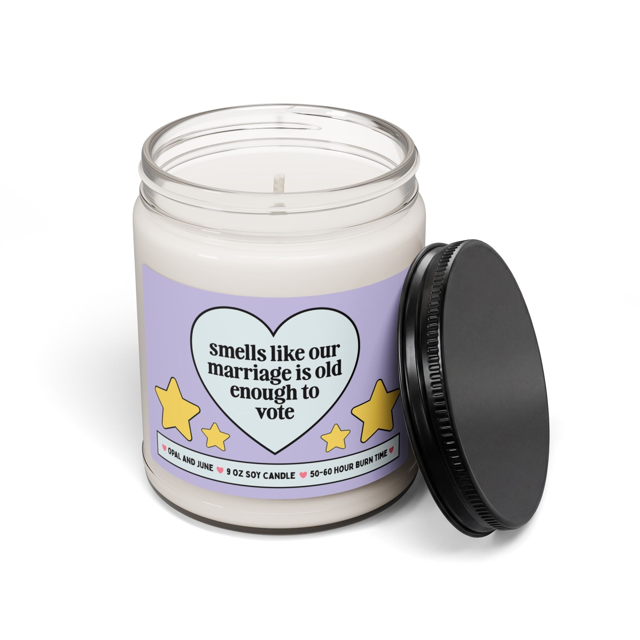 Eighteenth Anniversary Gift for Spouse: Smells Like Our Marriage is Old Enough to Vote, Silly 18th Anniversary Gift from Husband or Wife - Opal and June