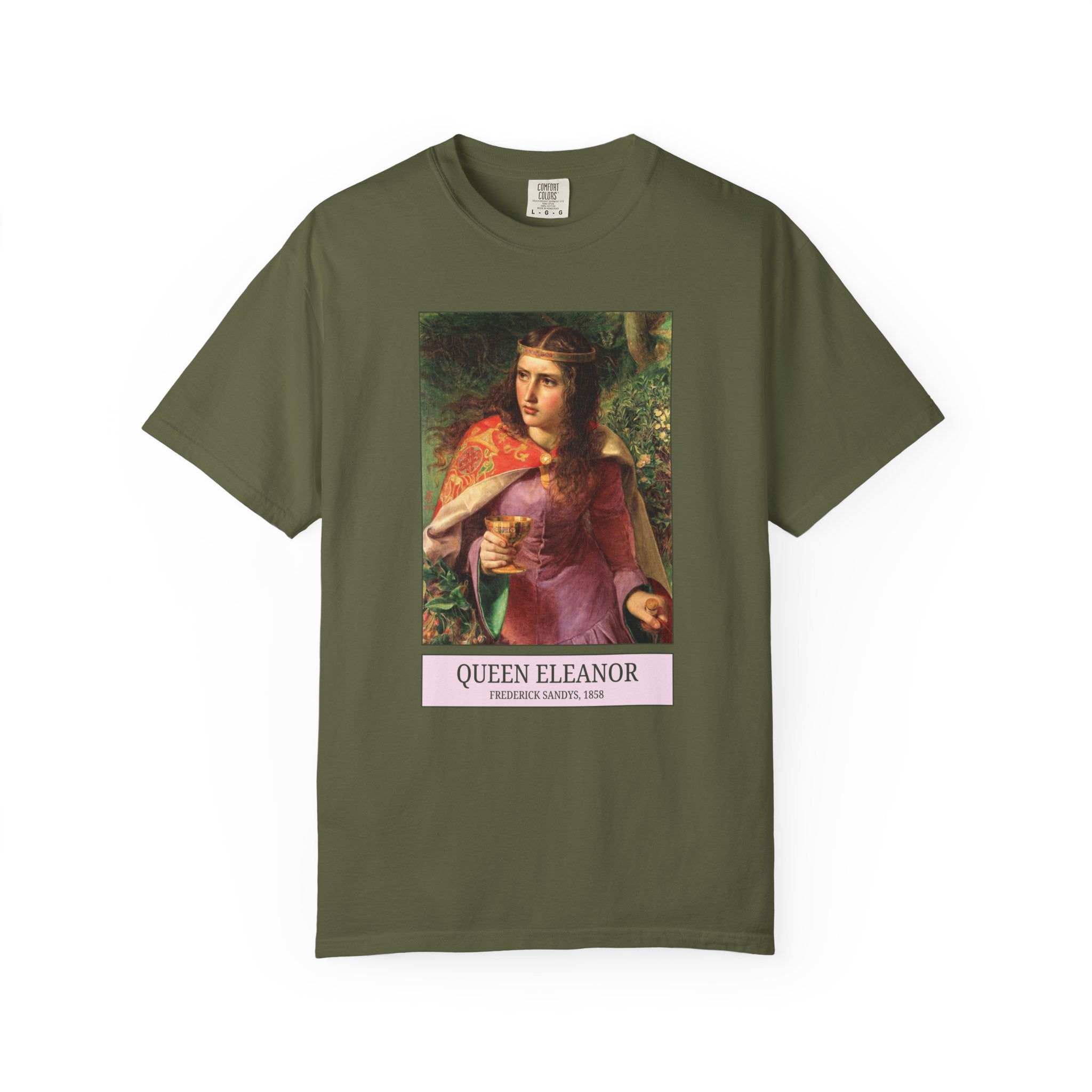 Eleanor of Aquitaine Art History T-Shirt, Famous Painting by Frederick Sands, 19th Century Art, European History Lover Gift, Famous Queens - Opal and June