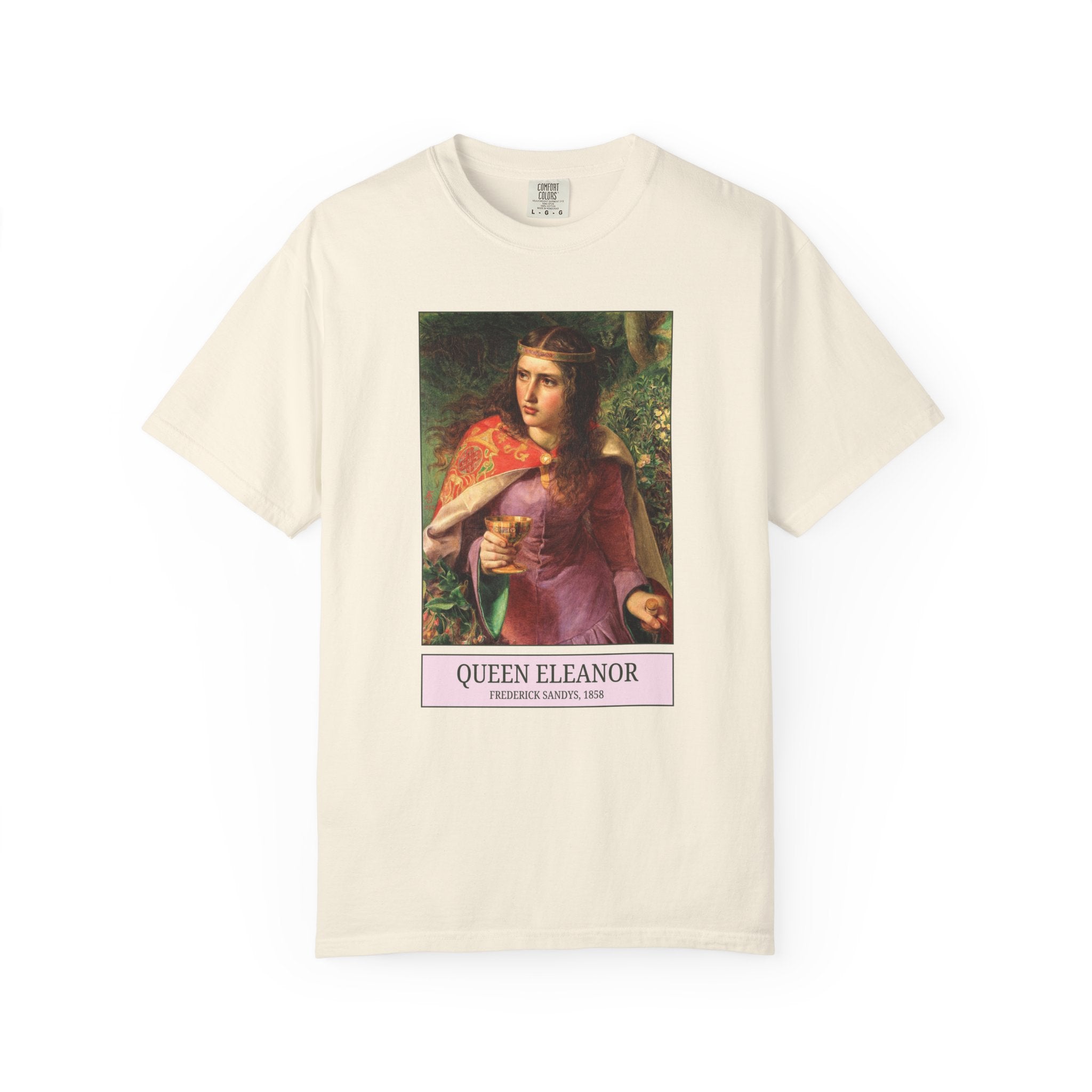 Eleanor of Aquitaine Art History T-Shirt, Famous Painting by Frederick Sands, 19th Century Art, European History Lover Gift, Famous Queens - Opal and June