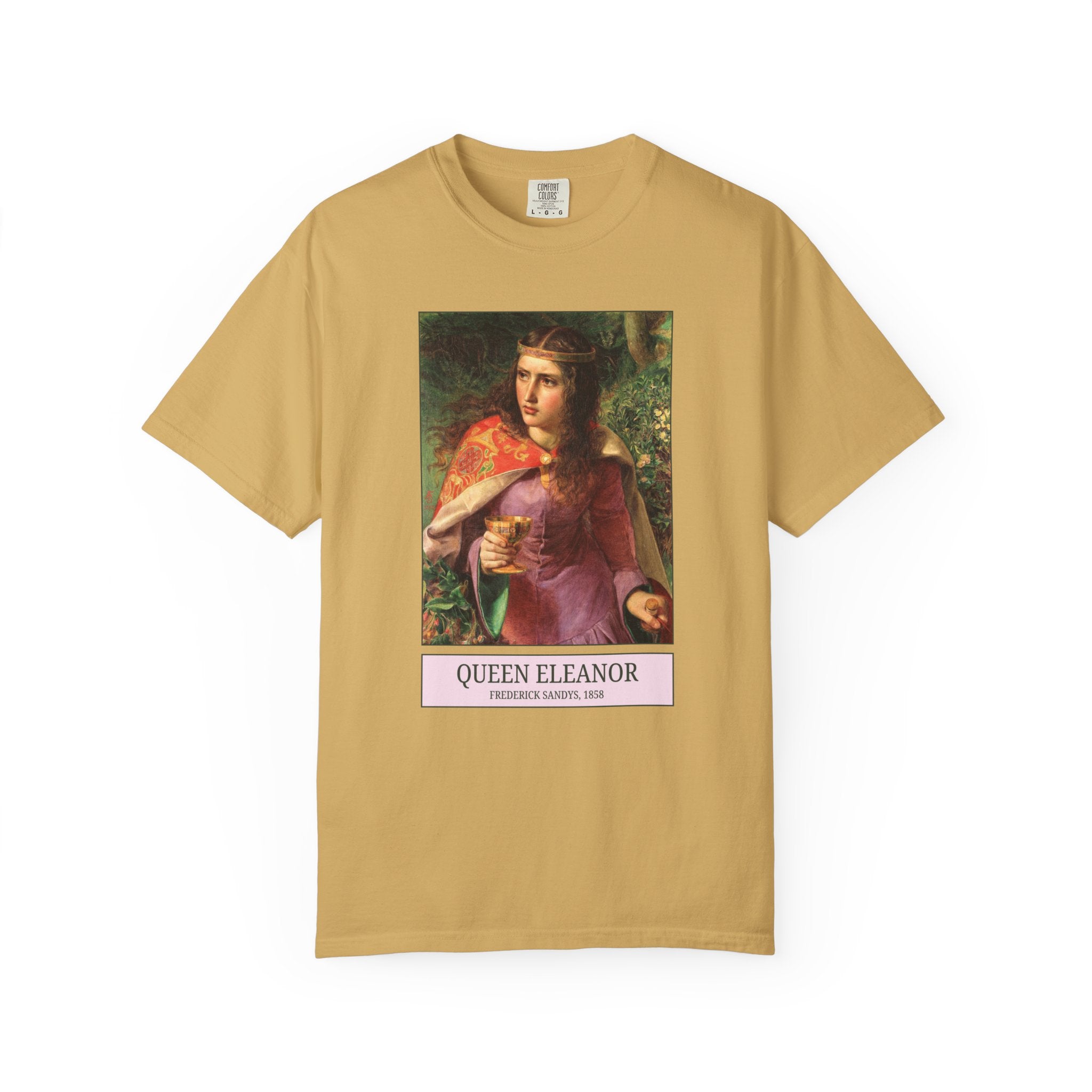Eleanor of Aquitaine Art History T-Shirt, Famous Painting by Frederick Sands, 19th Century Art, European History Lover Gift, Famous Queens - Opal and June