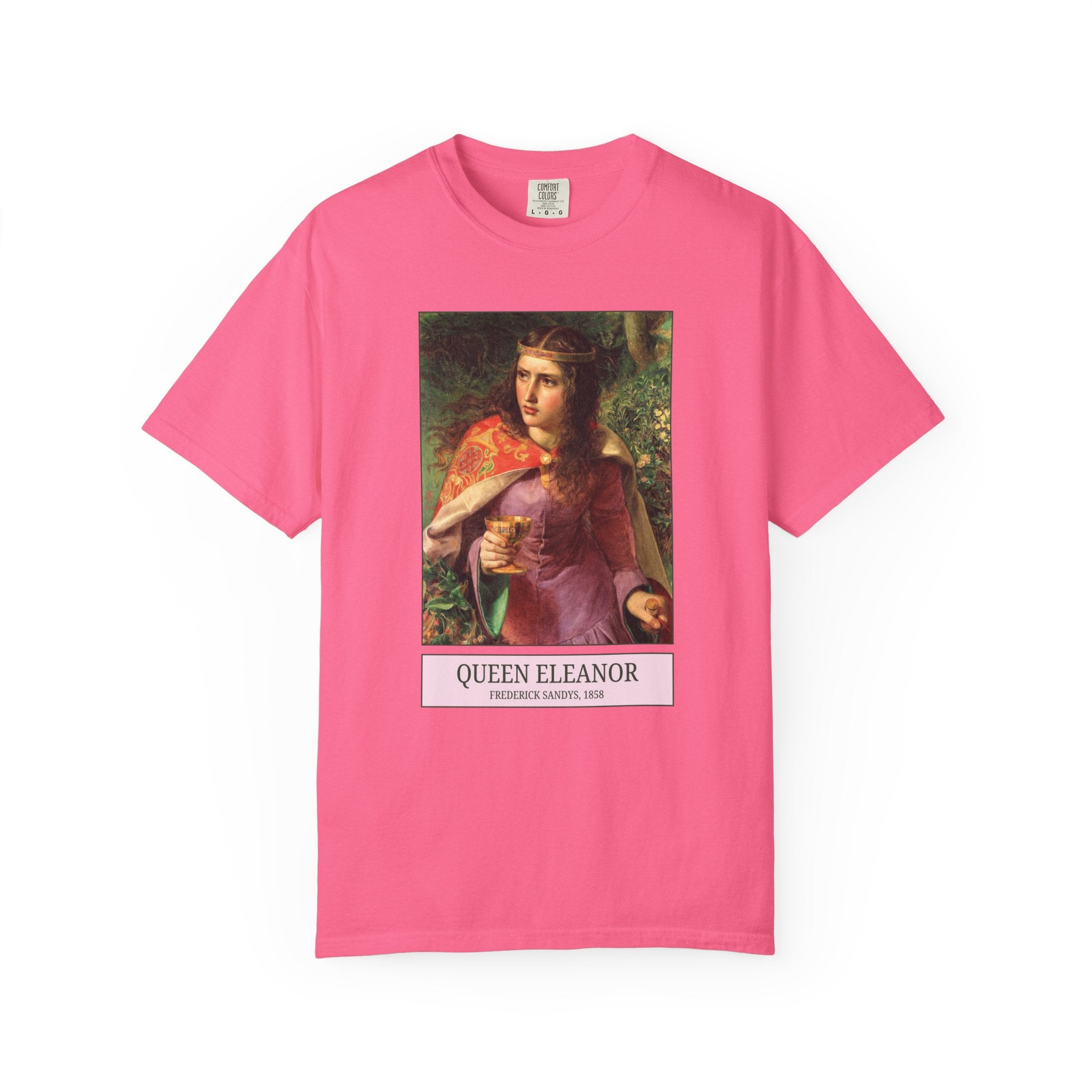 Eleanor of Aquitaine Art History T-Shirt, Famous Painting by Frederick Sands, 19th Century Art, European History Lover Gift, Famous Queens - Opal and June