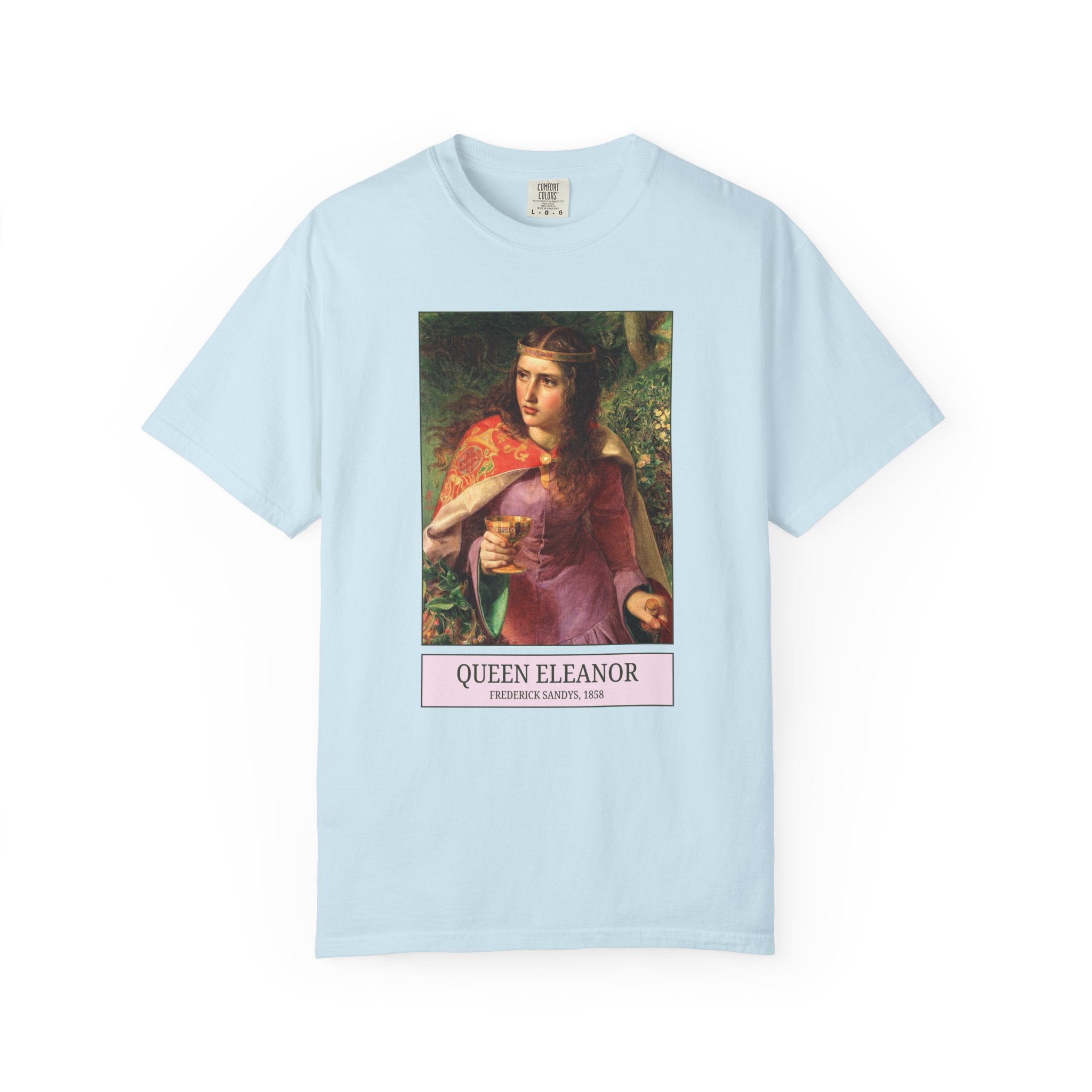 Eleanor of Aquitaine Art History T-Shirt, Famous Painting by Frederick Sands, 19th Century Art, European History Lover Gift, Famous Queens - Opal and June