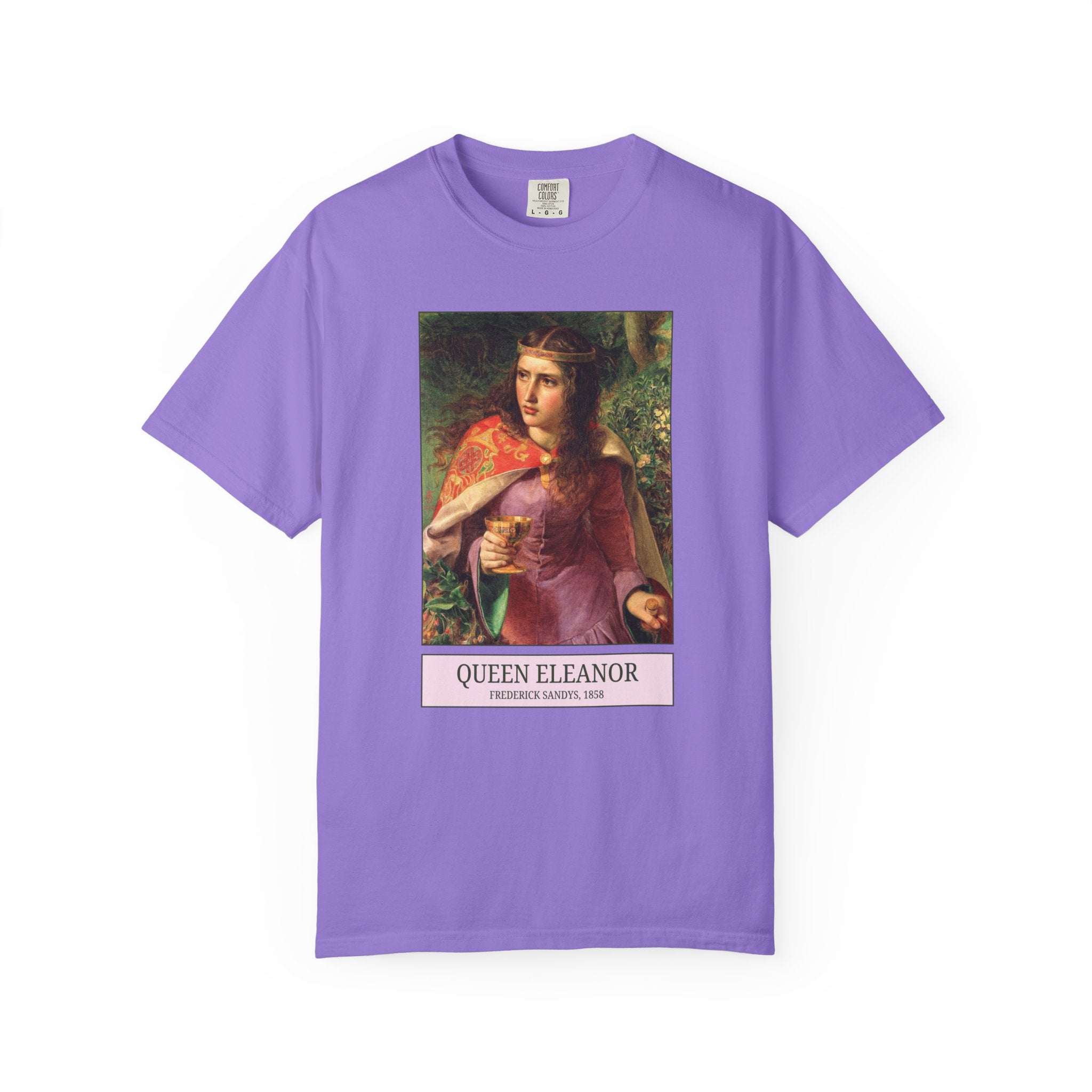 Eleanor of Aquitaine Art History T-Shirt, Famous Painting by Frederick Sands, 19th Century Art, European History Lover Gift, Famous Queens - Opal and June