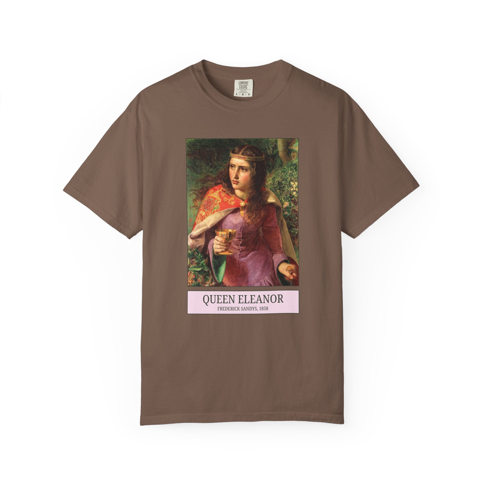 Eleanor of Aquitaine Art History T-Shirt, Famous Painting by Frederick Sands, 19th Century Art, European History Lover Gift, Famous Queens - Opal and June