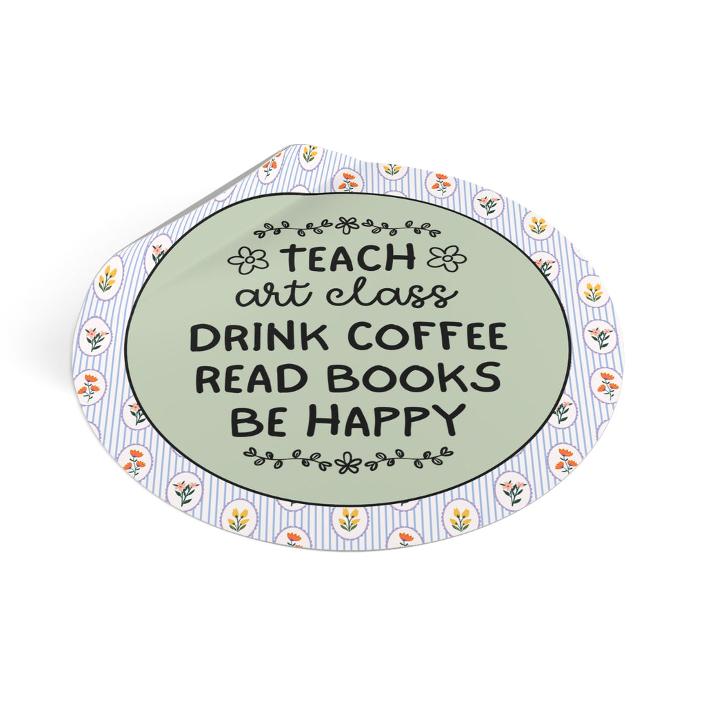 Elementary Art Teacher Sticker - Opal and June