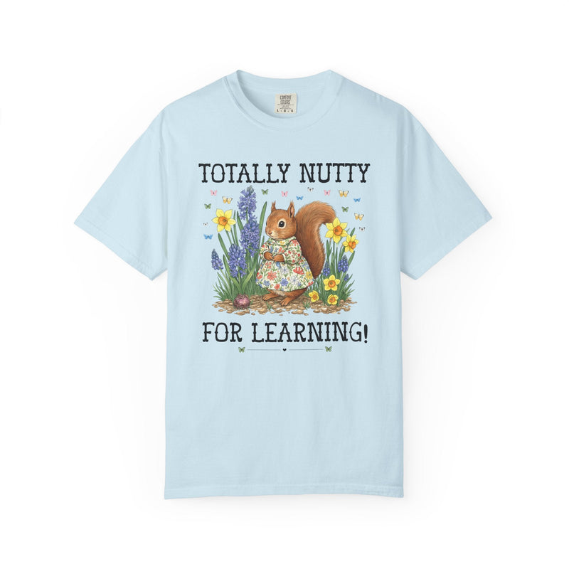 Elementary School Teacher Tee Shirt or Funny High School Teacher T-Shirt: Silly Squirrel Animal Lover Tee for 1st Grade or Kindergarten Team - Opal and June