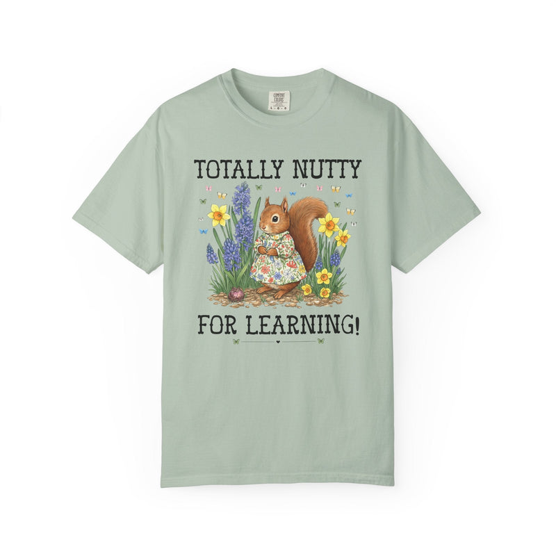 Elementary School Teacher Tee Shirt or Funny High School Teacher T-Shirt: Silly Squirrel Animal Lover Tee for 1st Grade or Kindergarten Team - Opal and June