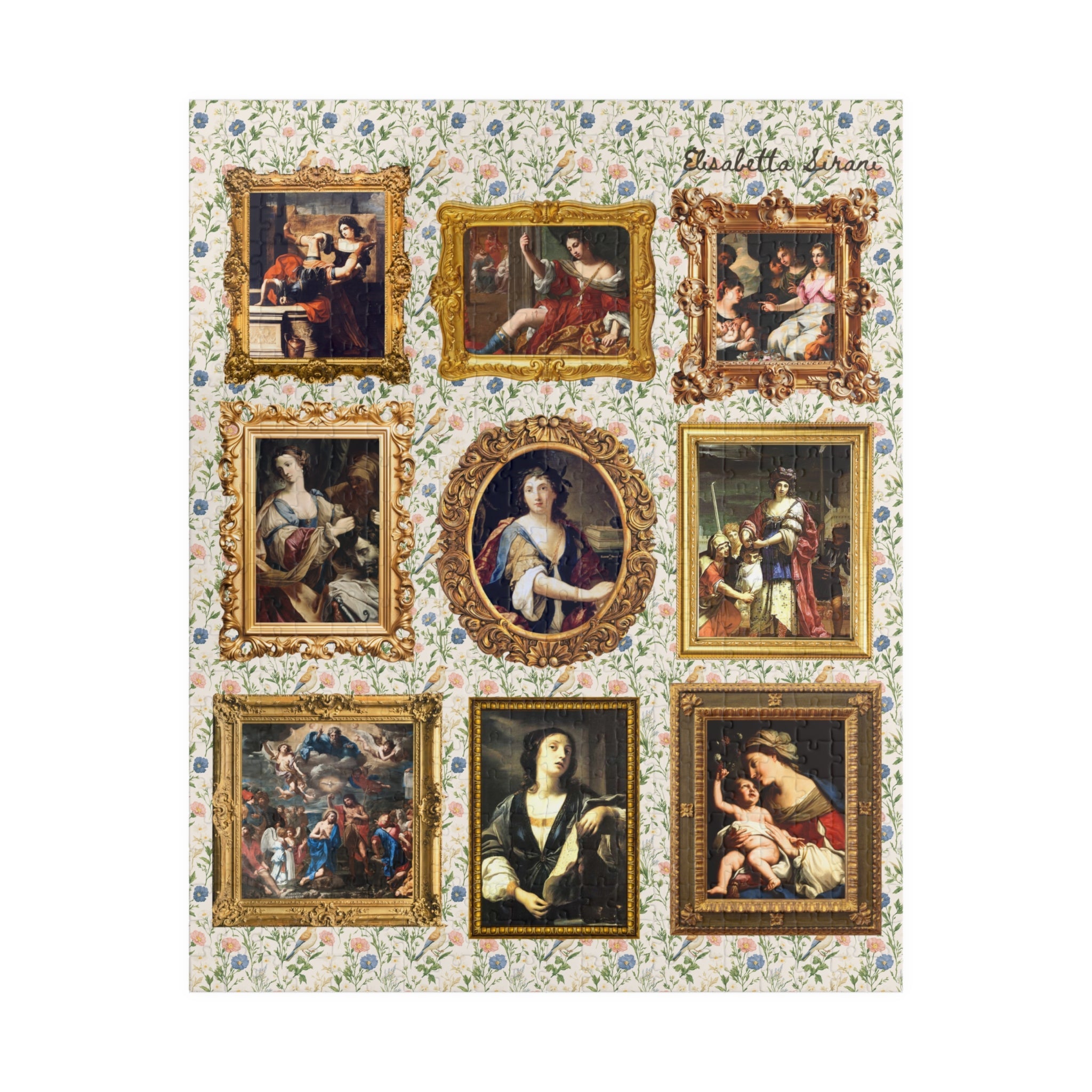 Elisabetta Sirana Italian Art History Puzzle - Opal and June