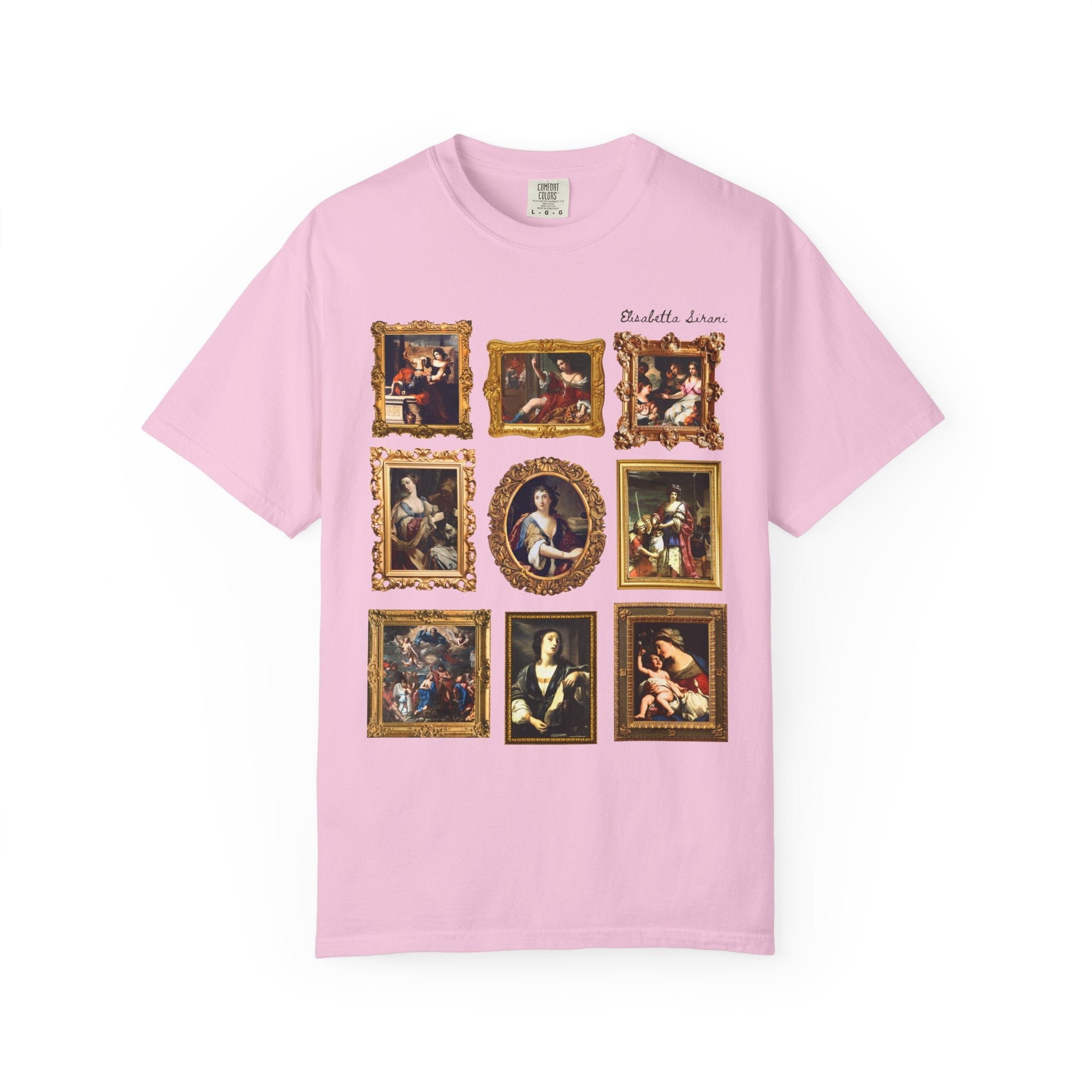 Elisabetta Sirana Italian Art History T-Shirt, 17th Century Famous Feminist Paintings, Humanities Professor or Art History Teacher Gift - Opal and June