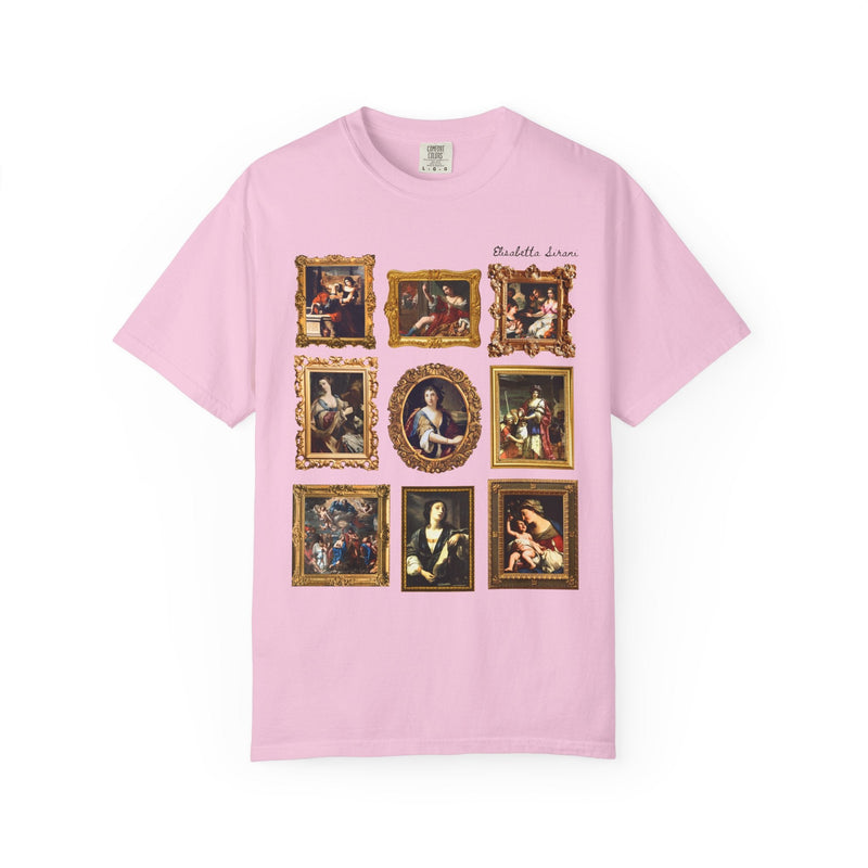 Elisabetta Sirana Italian Art History T-Shirt, 17th Century Famous Feminist Paintings, Humanities Professor or Art History Teacher Gift - Opal and June