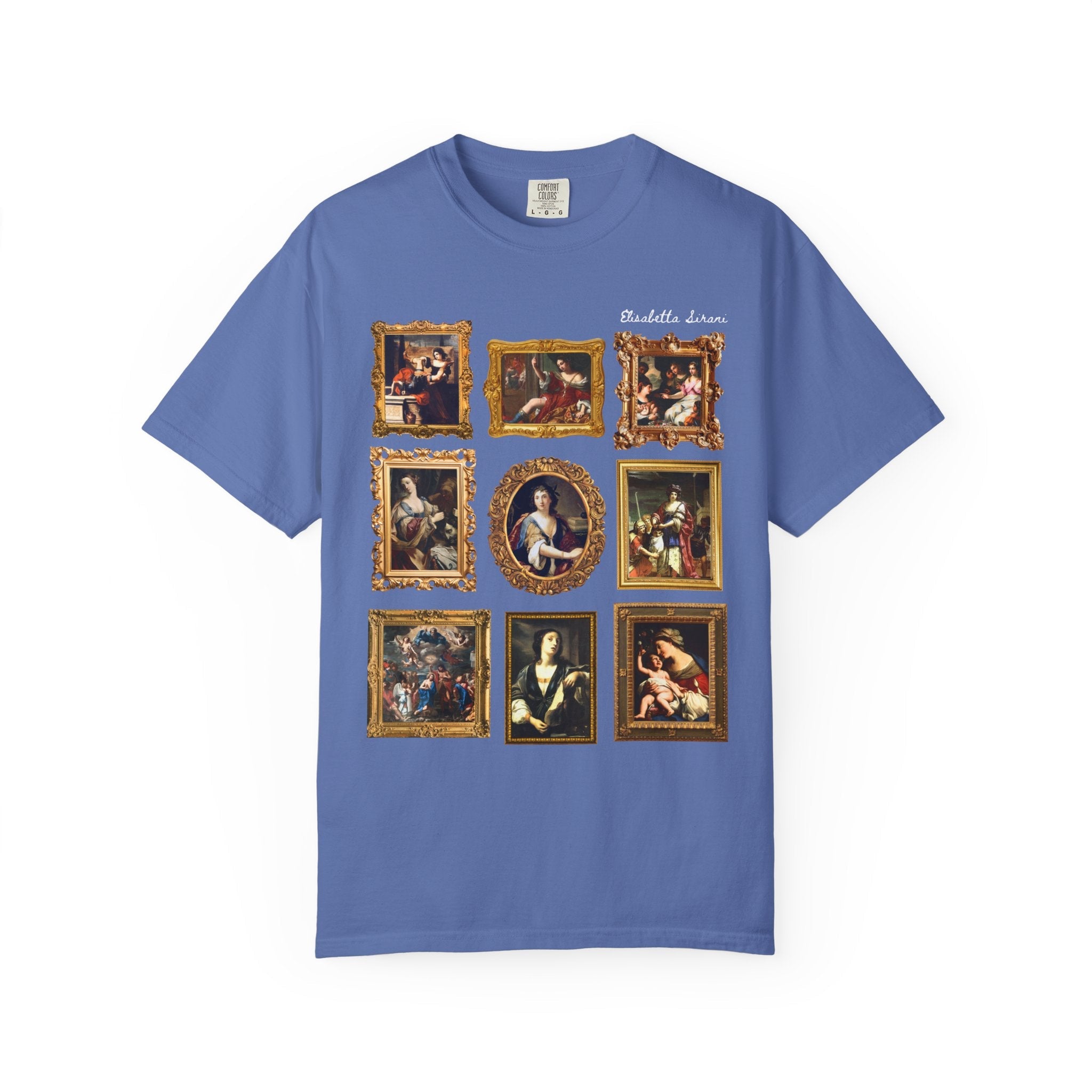 Elisabetta Sirana Italian Art History T-Shirt, 17th Century Famous Feminist Paintings, Humanities Professor or Art History Teacher Gift - Opal and June