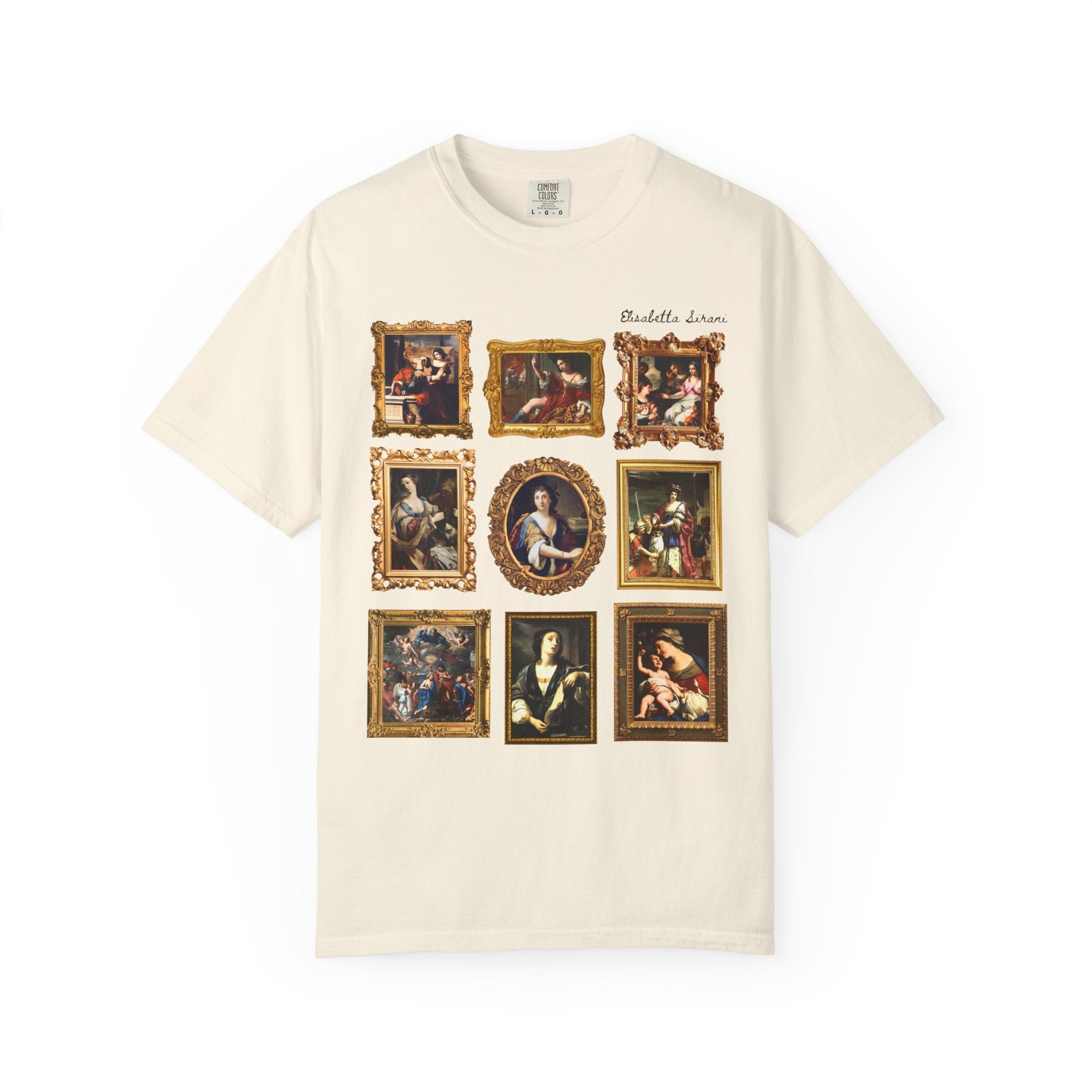 Elisabetta Sirana Italian Art History T-Shirt, 17th Century Famous Feminist Paintings, Humanities Professor or Art History Teacher Gift - Opal and June