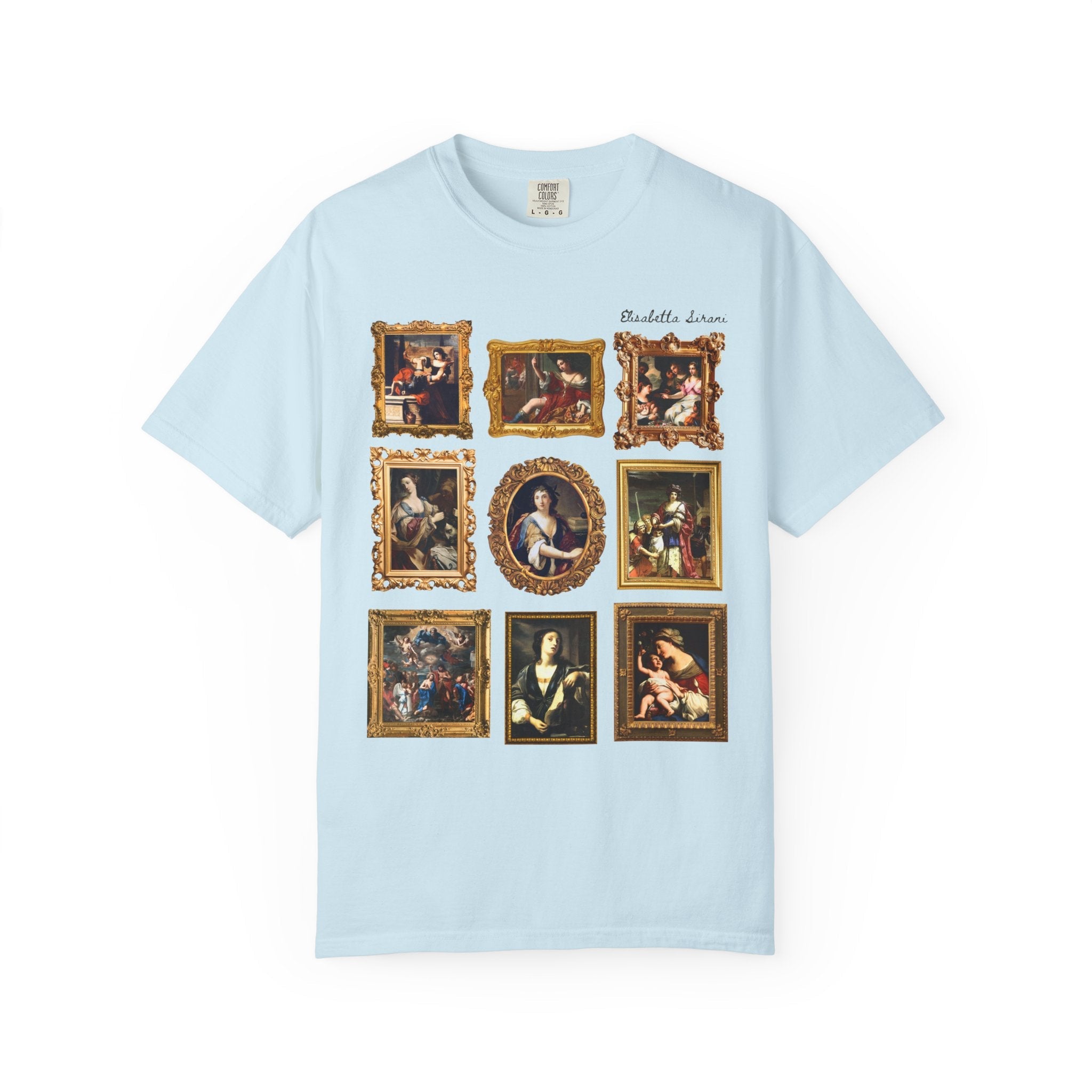 Elisabetta Sirana Italian Art History T-Shirt, 17th Century Famous Feminist Paintings, Humanities Professor or Art History Teacher Gift - Opal and June