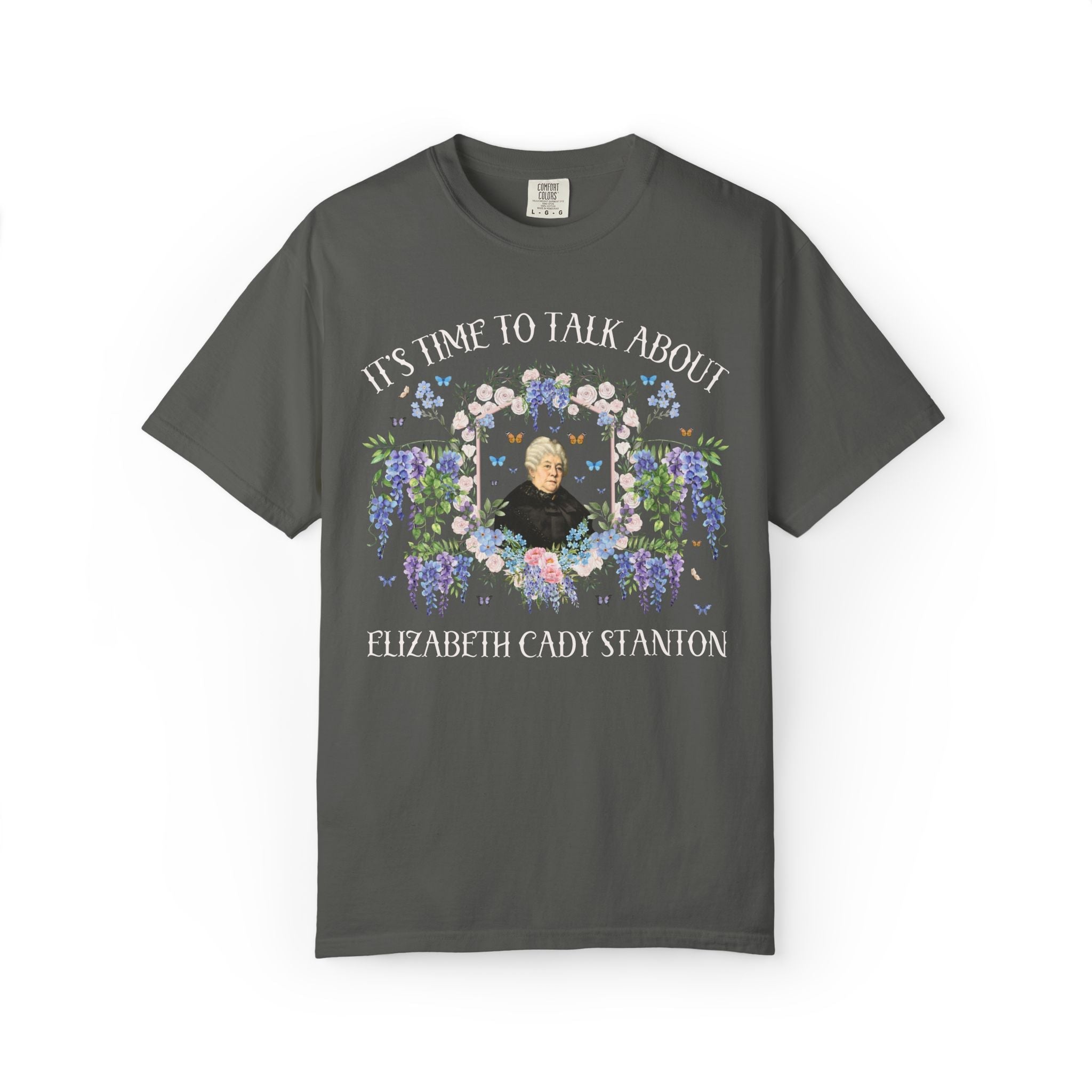 Elizabeth Cady Stanton Women's History Tee Shirt: Suffragette 19th Century History T-Shirt, Women's History Month Equal Rights Feminist Tee - Opal and June