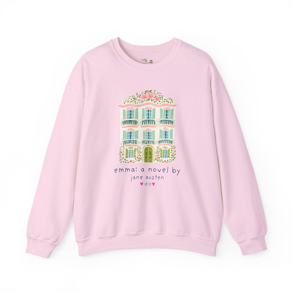Emma: A Novel by Jane Austen Book Lover Sweatshirt, Cute Bookish Crewneck for Classic Literature Reader or Bookworm - Opal and June