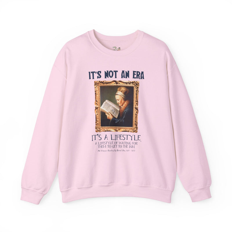 Enemies to Lovers Romance Reader Sweatshirt, Fantasy Romance Bookworm, Old Woman Reading by Gerrit Dou, 17th Century Bookish Artwork Shirt - Opal and June