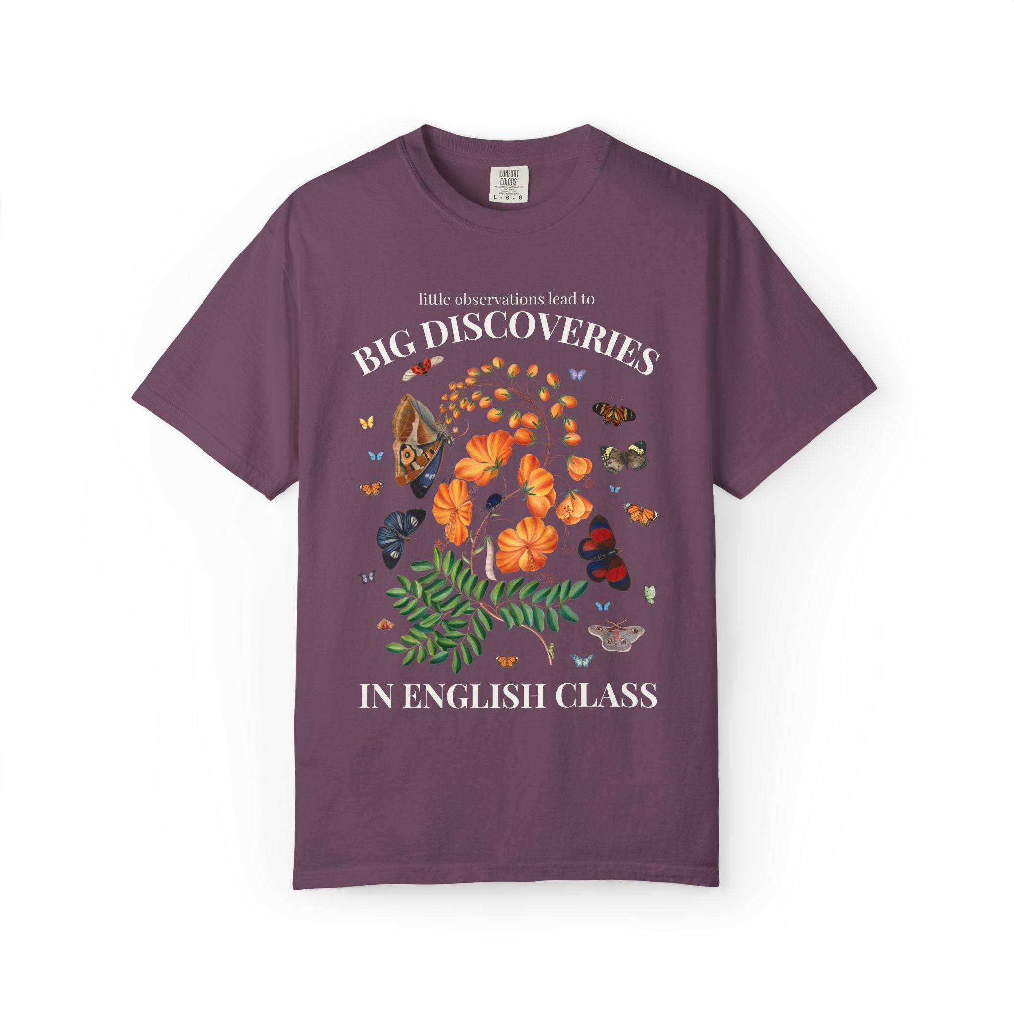 English Class: Little Observations Lead to Big Discoveries, Matching Teacher Team T-Shirt for Back to School - Opal and June