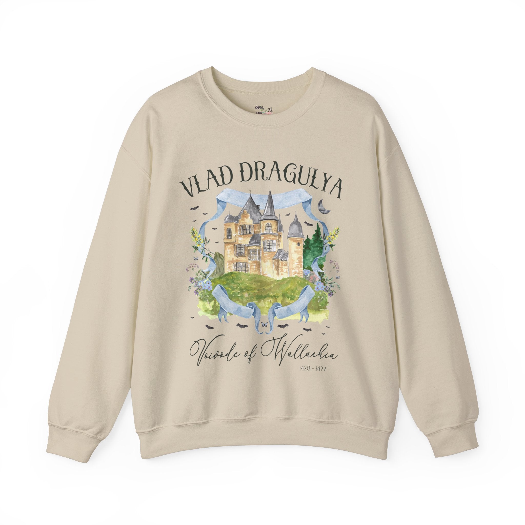 European Medieval History Vlad The Impaler Crewneck - Opal and June