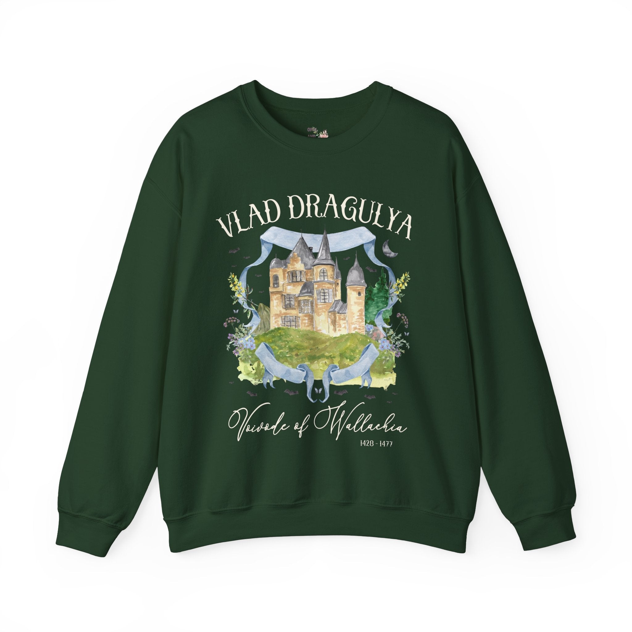 European Medieval History Vlad The Impaler Crewneck - Opal and June