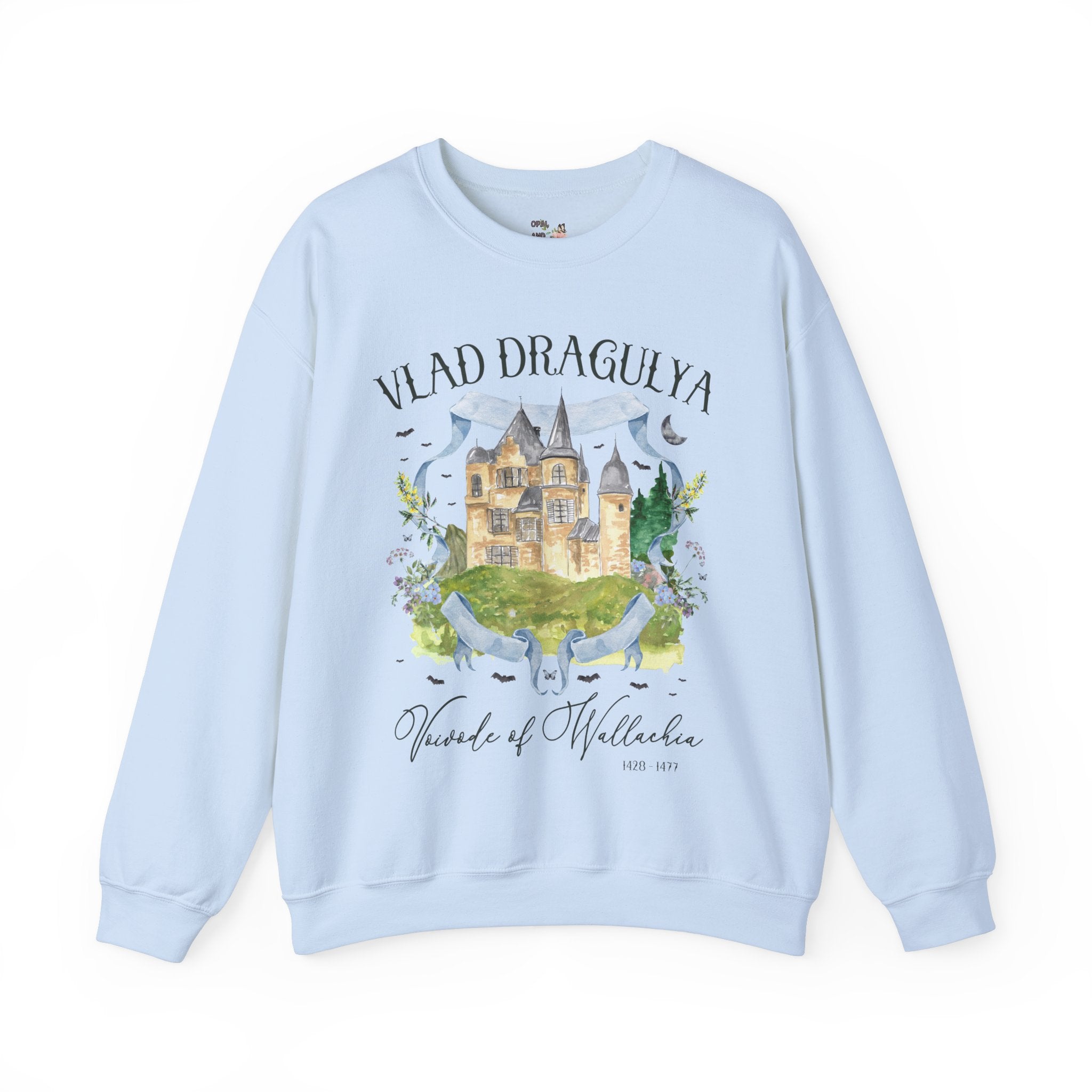 European Medieval History Vlad The Impaler Crewneck - Opal and June