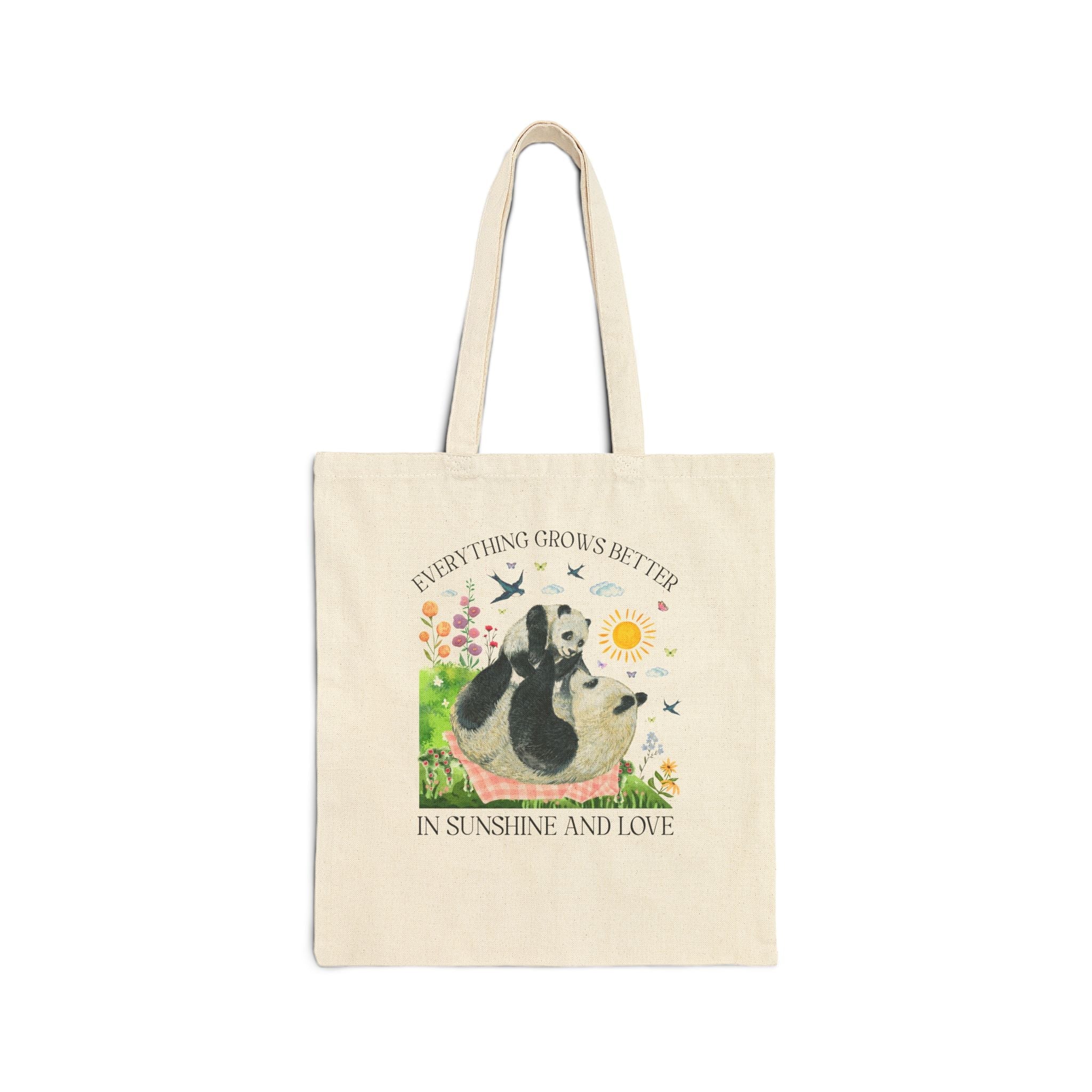 Everything Grows Better in Sunshine and Love Tote Bag - Opal and June
