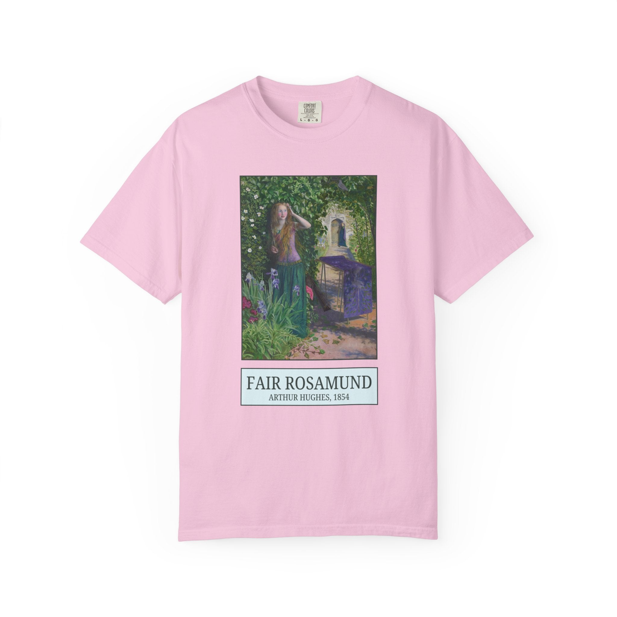 Fair Rosamund by Arthur Hughes, Famous 19th Century Paintings, European History, Henry II, Eleanor of Aquitaine, Humanities Teacher Shirt - Opal and June