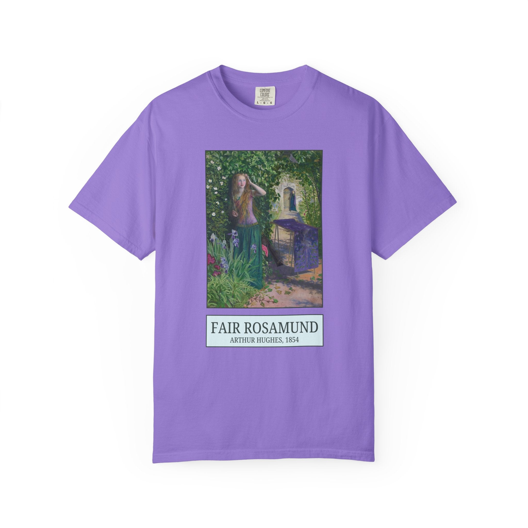 Fair Rosamund by Arthur Hughes, Famous 19th Century Paintings, European History, Henry II, Eleanor of Aquitaine, Humanities Teacher Shirt - Opal and June