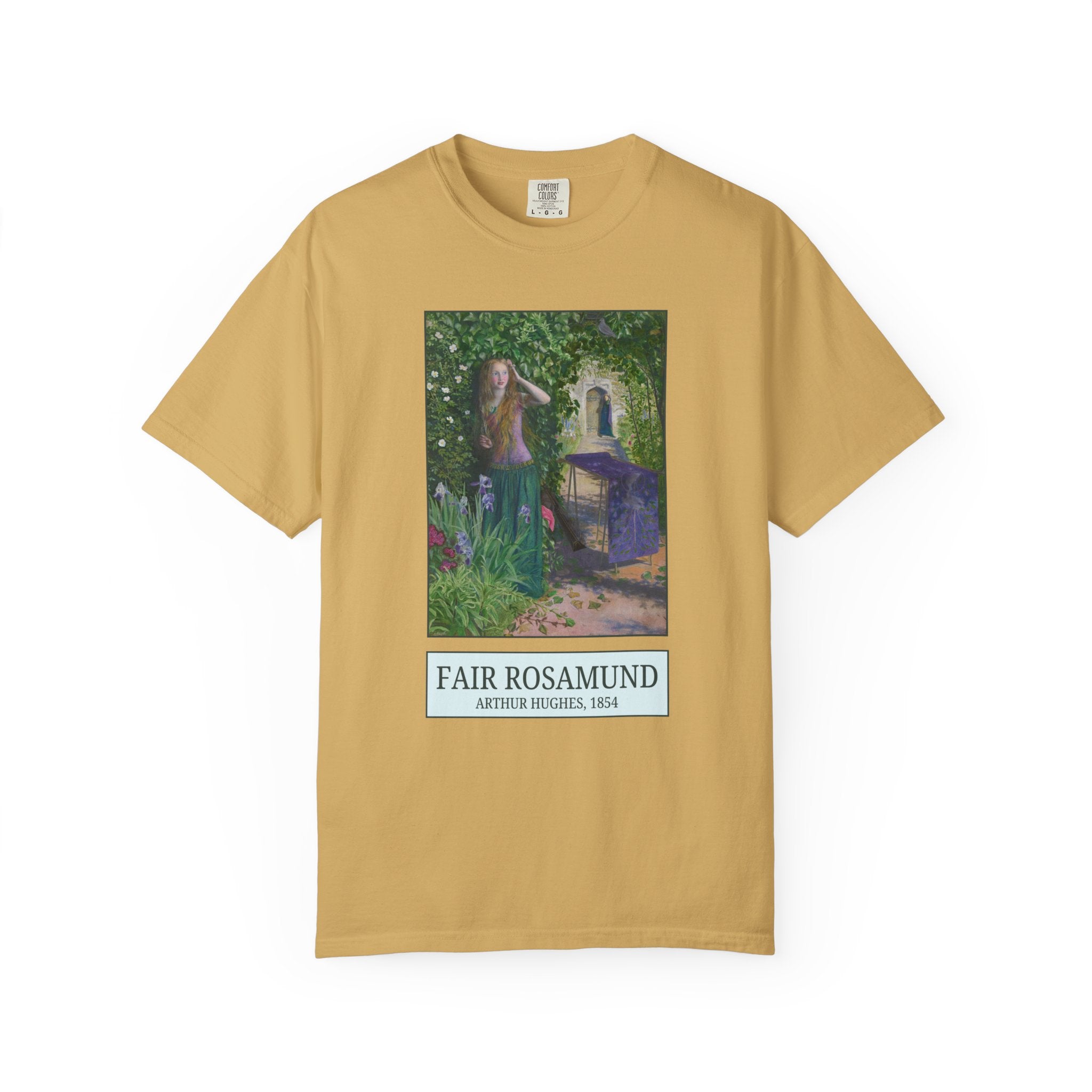 Fair Rosamund by Arthur Hughes, Famous 19th Century Paintings, European History, Henry II, Eleanor of Aquitaine, Humanities Teacher Shirt - Opal and June