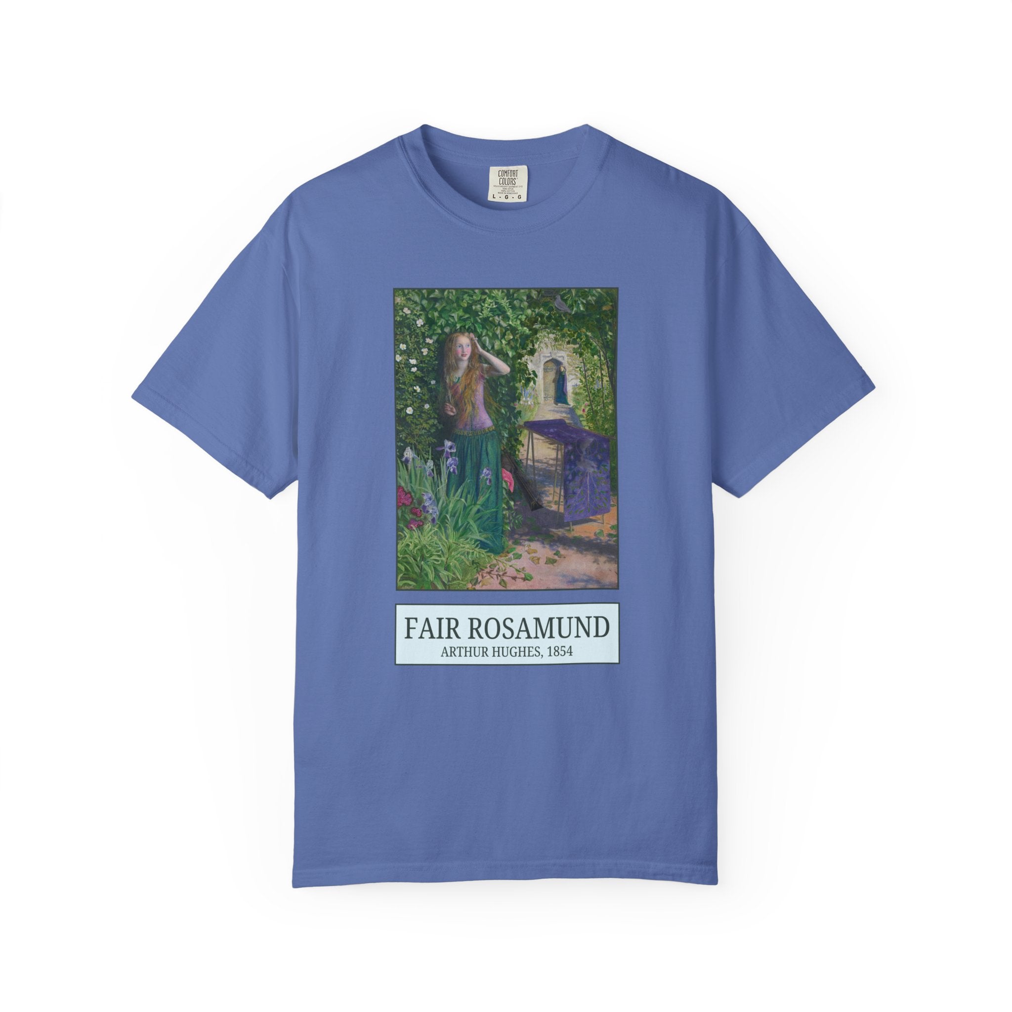 Fair Rosamund by Arthur Hughes, Famous 19th Century Paintings, European History, Henry II, Eleanor of Aquitaine, Humanities Teacher Shirt - Opal and June
