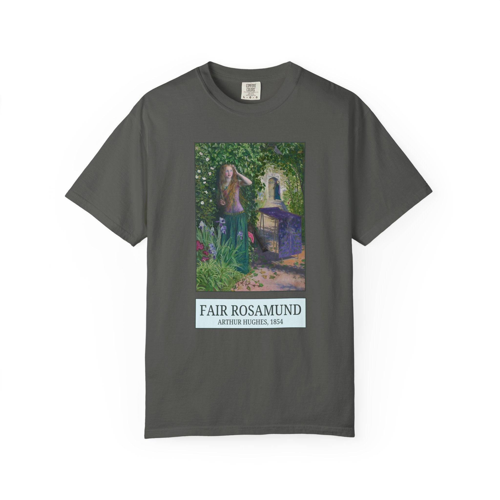Fair Rosamund by Arthur Hughes, Famous 19th Century Paintings, European History, Henry II, Eleanor of Aquitaine, Humanities Teacher Shirt - Opal and June