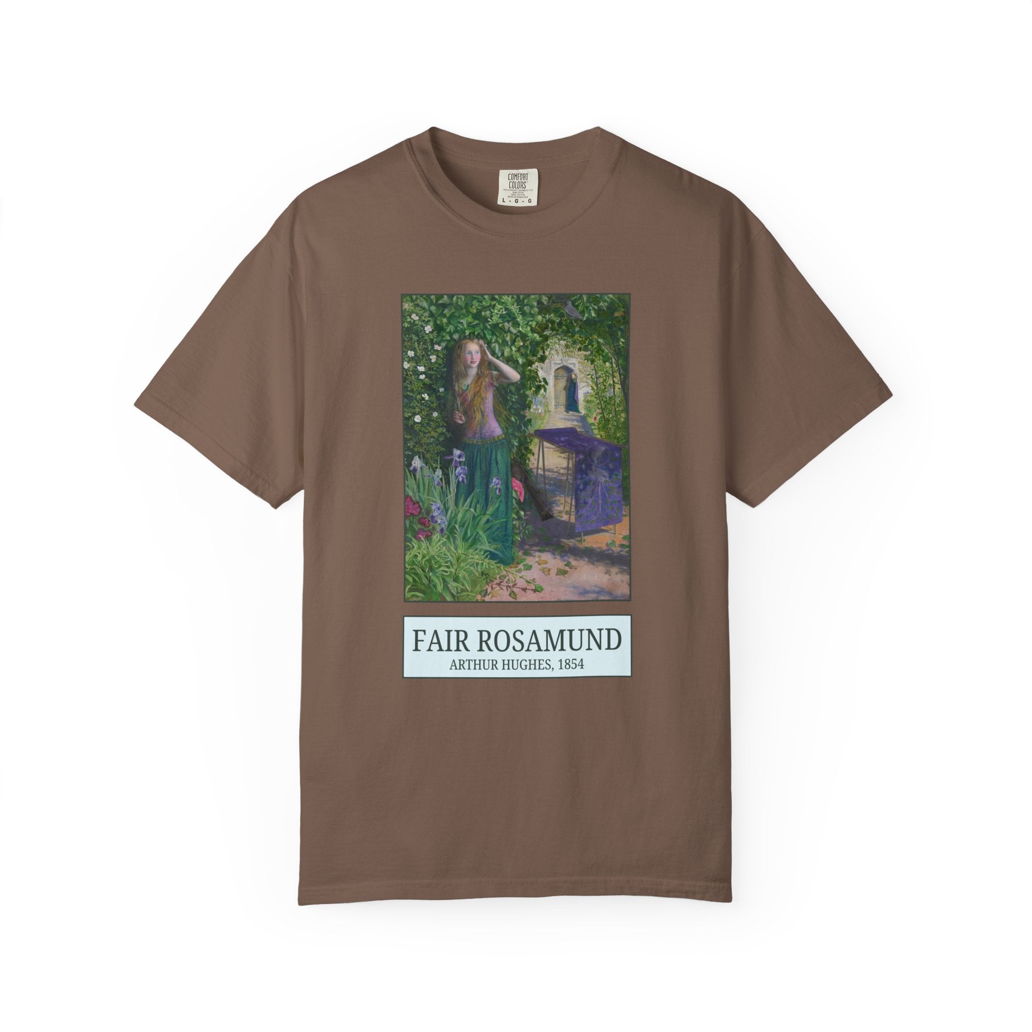 Fair Rosamund by Arthur Hughes, Famous 19th Century Paintings, European History, Henry II, Eleanor of Aquitaine, Humanities Teacher Shirt - Opal and June