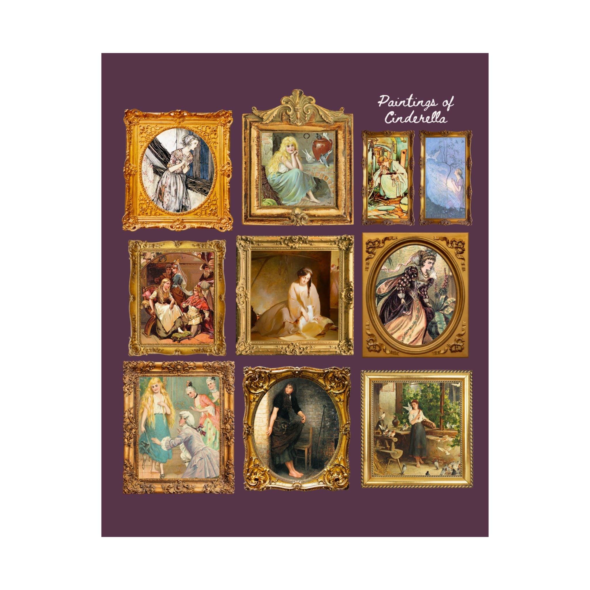 Fairy Tale Art History: Paintings of Cinderella, Grimm Brothers, Charles Perrault, European Folklore, Famous Paintings, 17th Century Books - Opal and June