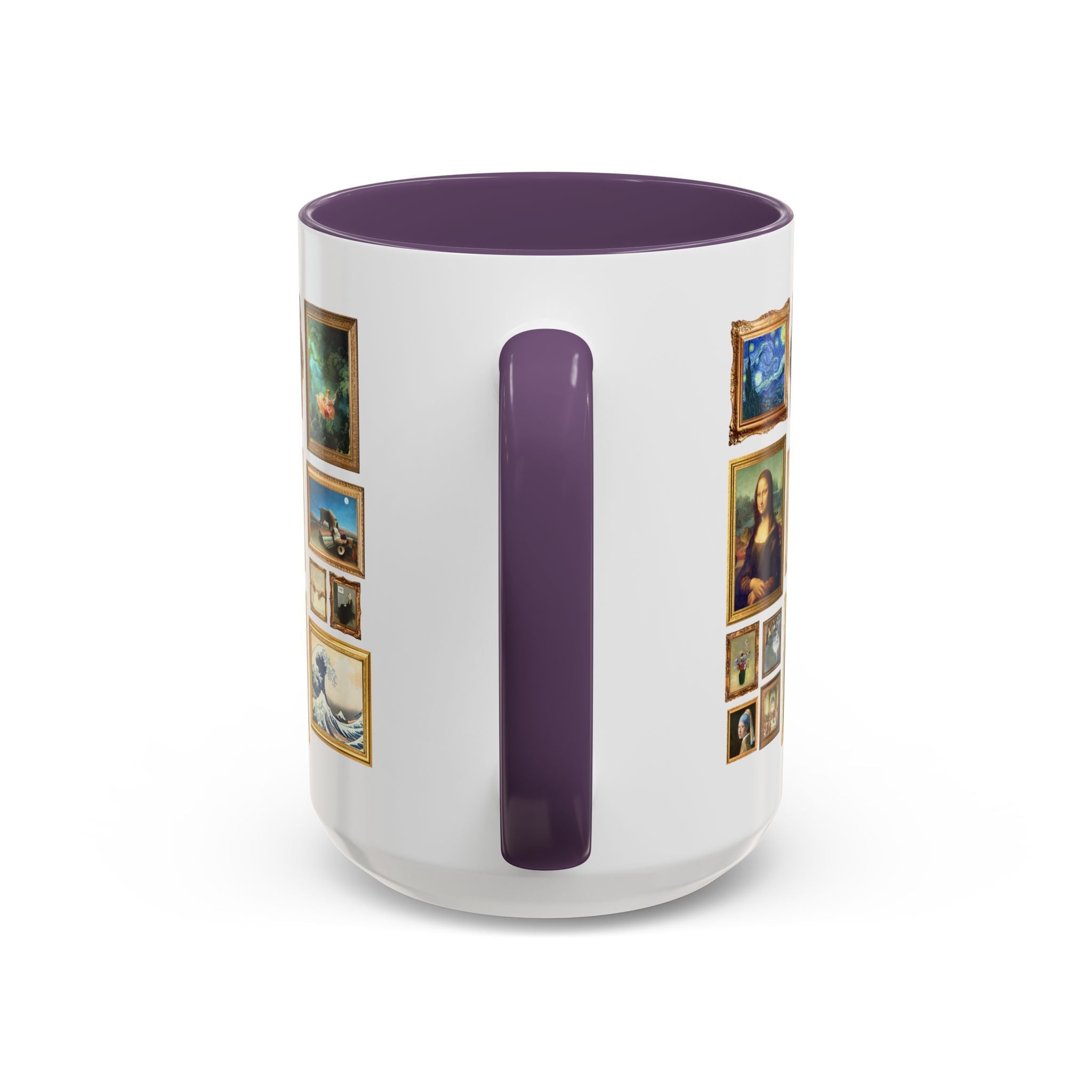 Famous Paintings Art History Coffee Mug, Museum Lover Present, Mona Lisa by da Vinci, The Swing Fragonard, Starry Night Van Gogh, Van Eyck - Opal and June