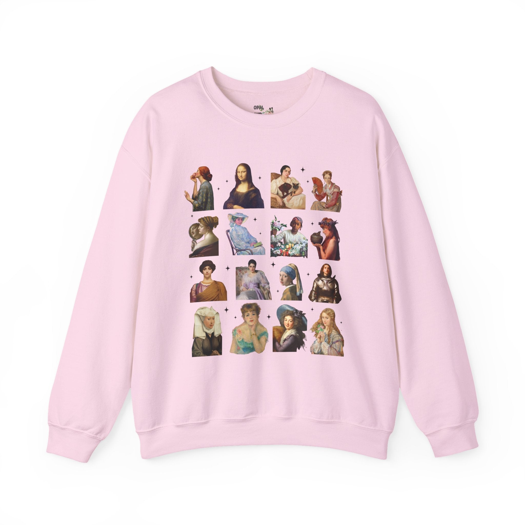 Famous Paintings of Women Art History or Museum Lover Sweatshirt, Vintage Aesthetic History Lover Gift for Humanities Teacher, Historical Art Lover Crewnck - Opal and June