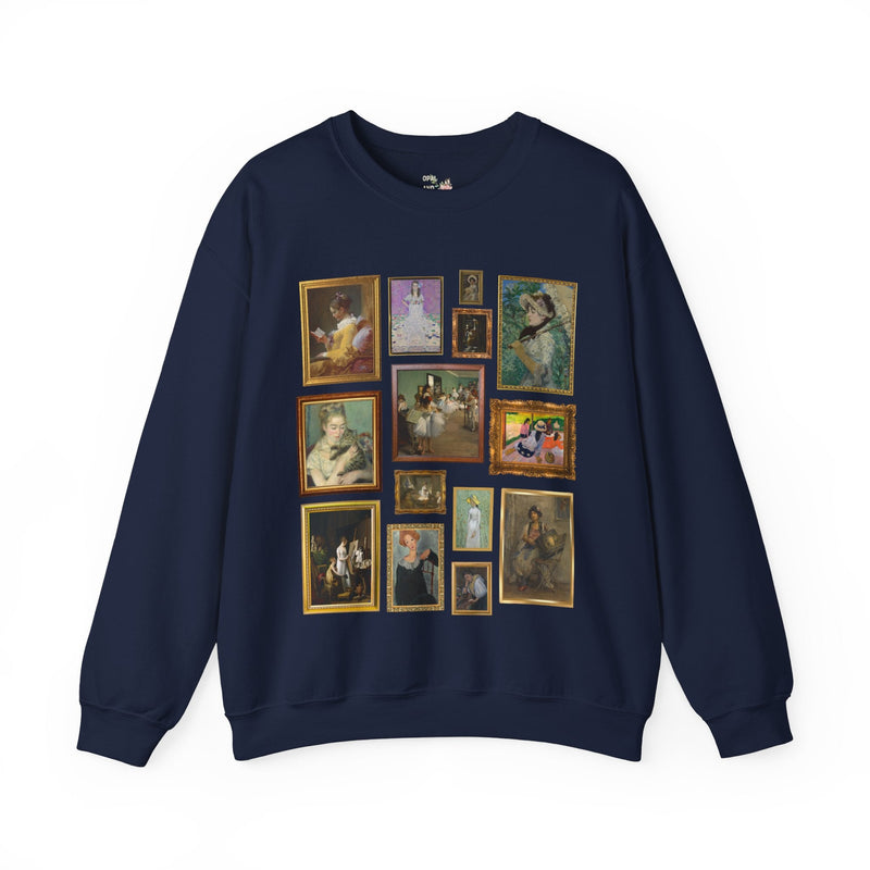 Famous Paintings of Women: Art History Sweatshirt - Opal and June