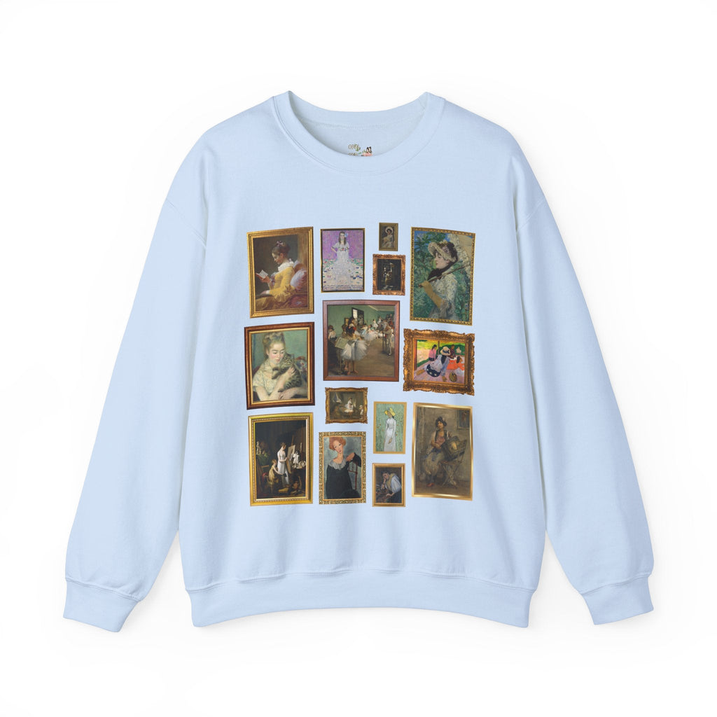 Famous Paintings of Women: Art History Sweatshirt - Opal and June