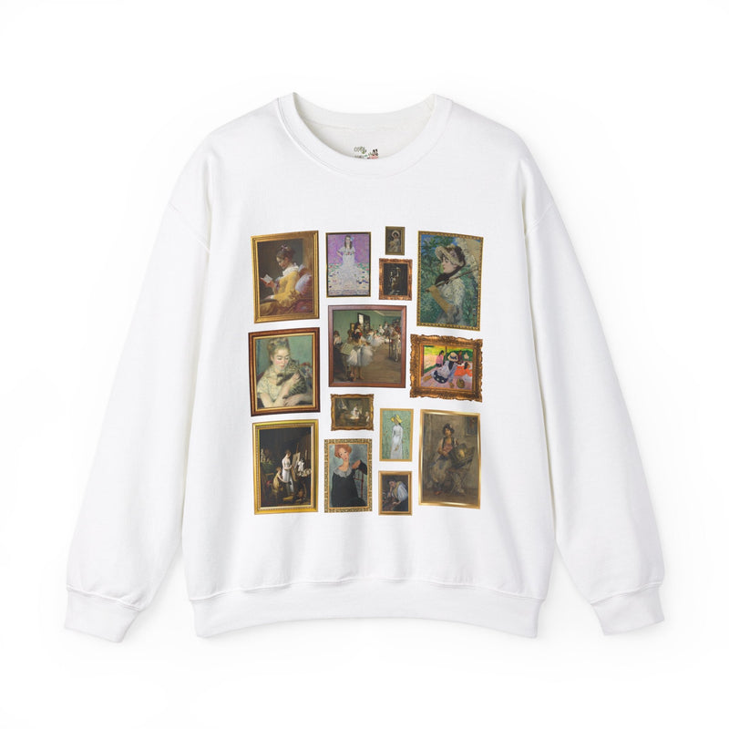 Famous Paintings of Women: Art History Sweatshirt - Opal and June