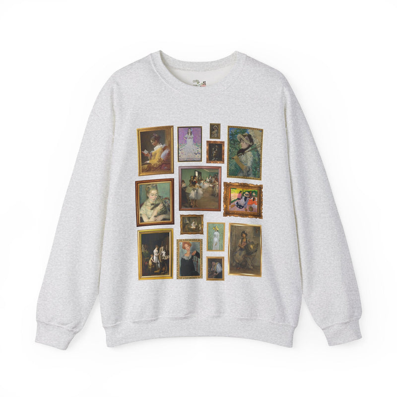 Famous Paintings of Women: Art History Sweatshirt - Opal and June