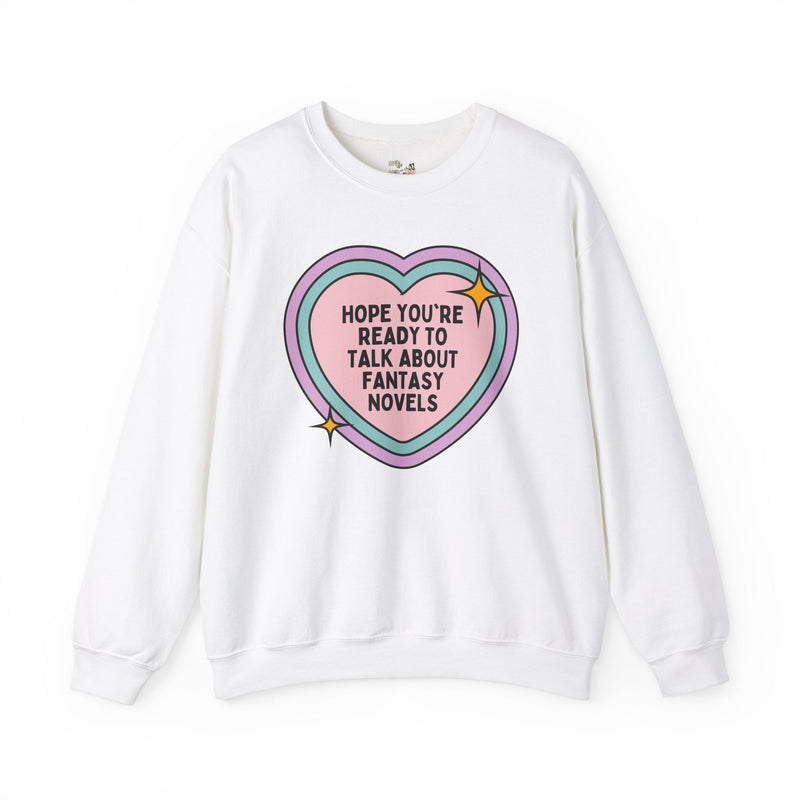 Fantasy Novels Bookworm Sweatshirt for Bookworm Who Loves Romantasy Books, Cute Bookish Gift for Moms Who Love Books, Present for Reader - Opal and June