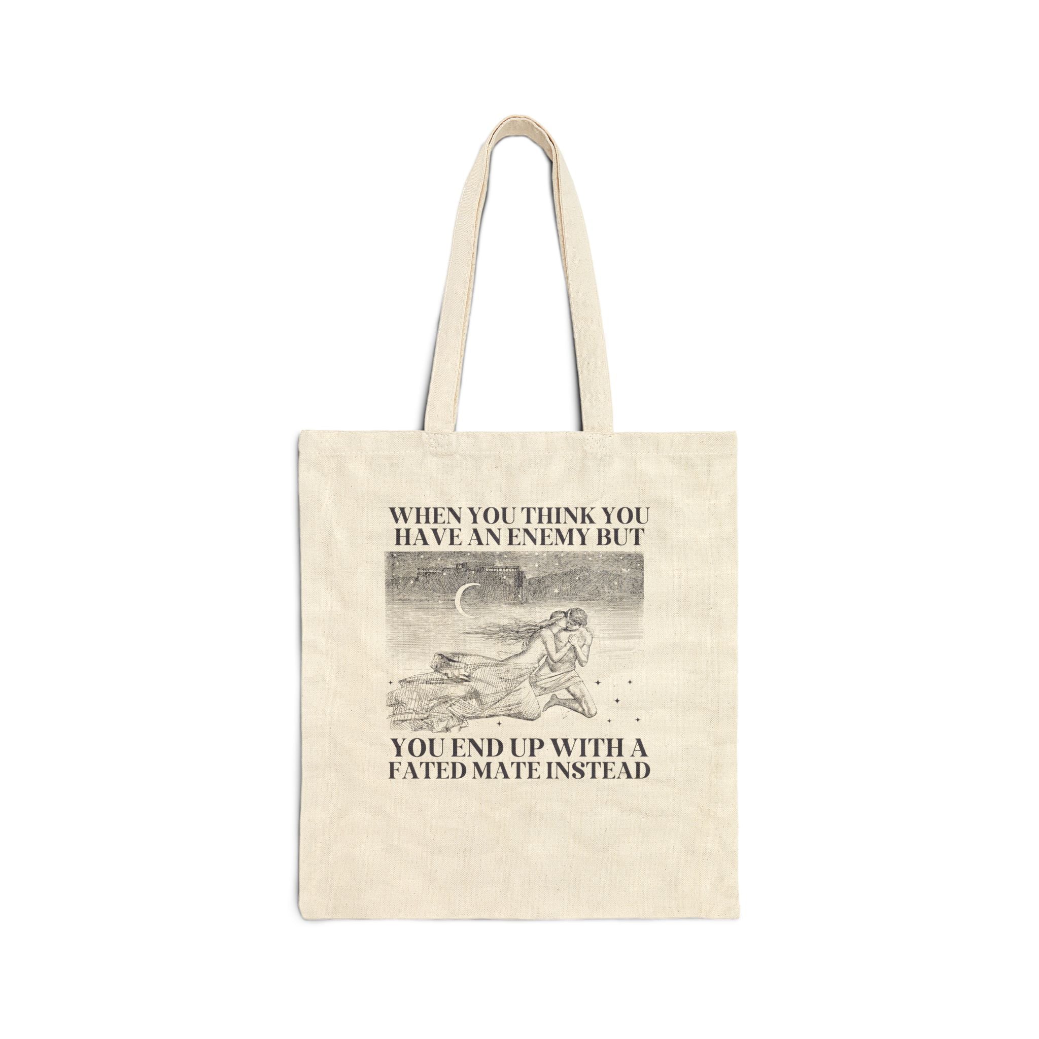 Fantasy Romance Bookworm Tote Bag - Opal and June