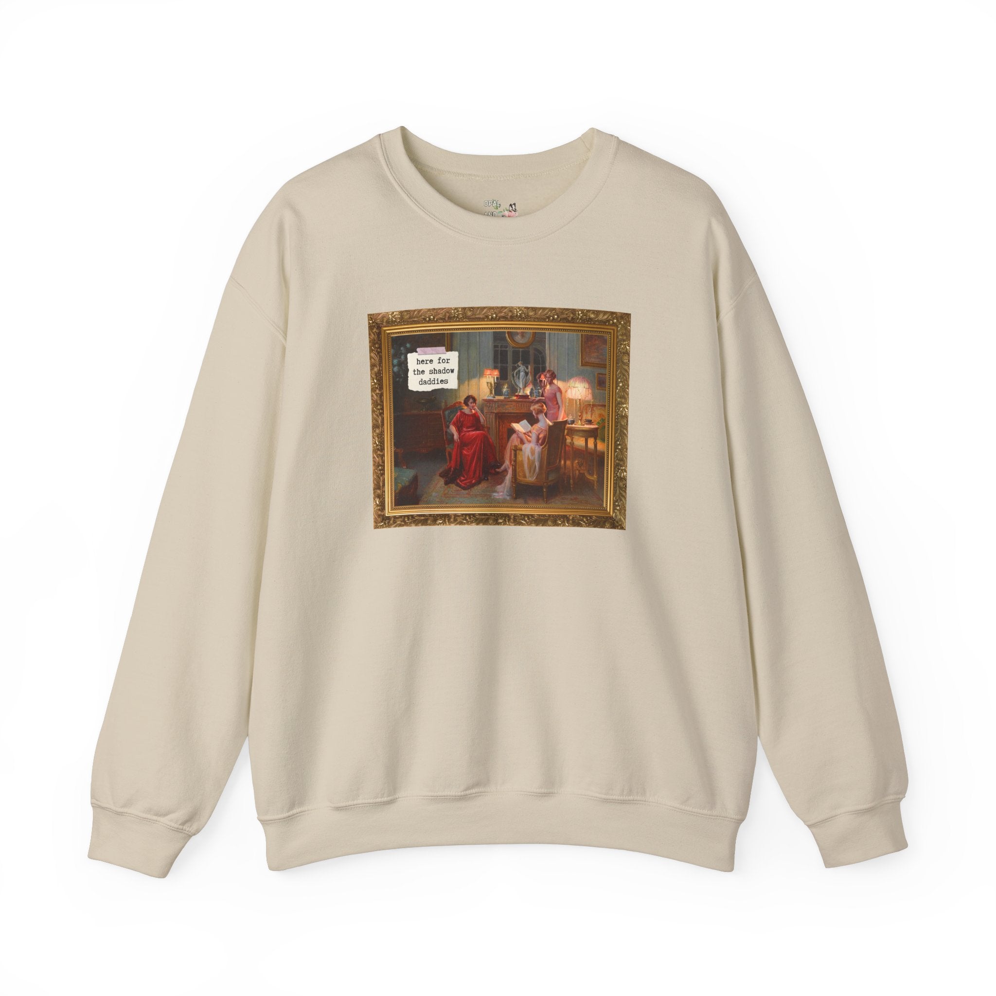 Fantasy Romance Sweatshirt, Romance Reader Who Loves Romantasy and Books with Fae, Shadow Daddy Romance Trope, Silly Bookworm Crewneck - Opal and June