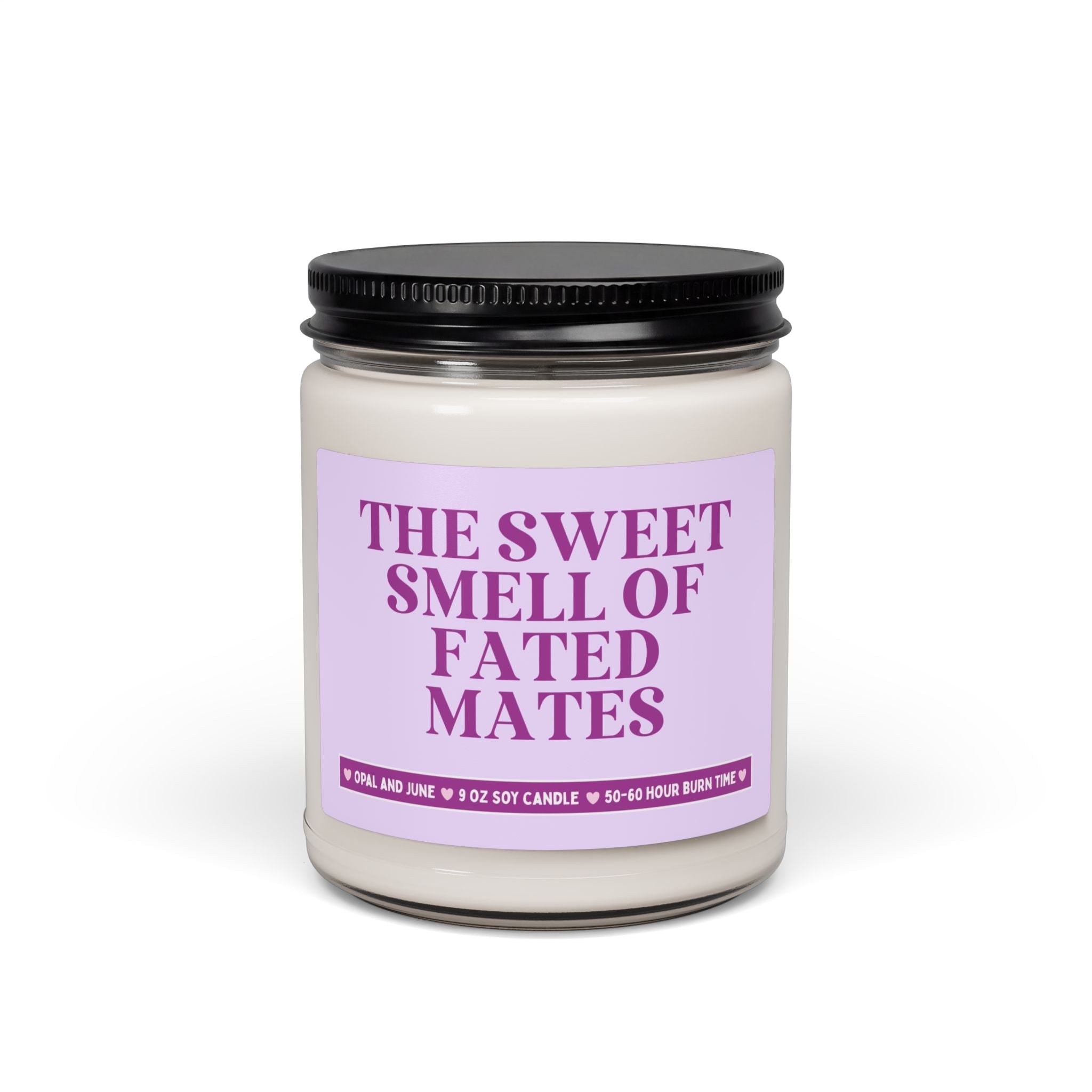 Fated Mates Romantasy Reader Book Lover Gift: The Sweet Smell of Fated Mates, Bookish Romance Trope Fantasy Romance Bookworm Candle - Opal and June